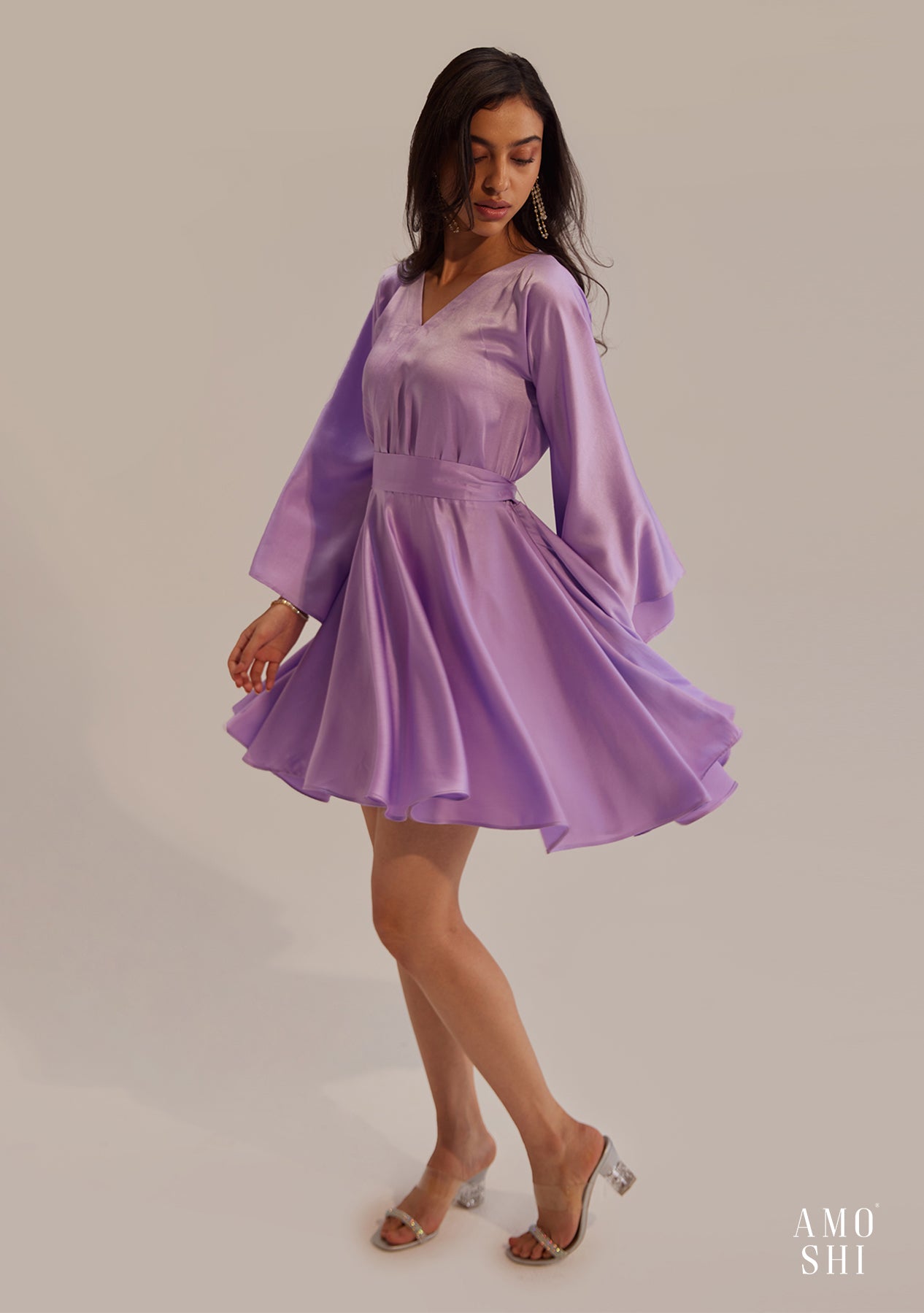 Angie Mini Dress (Lilac)