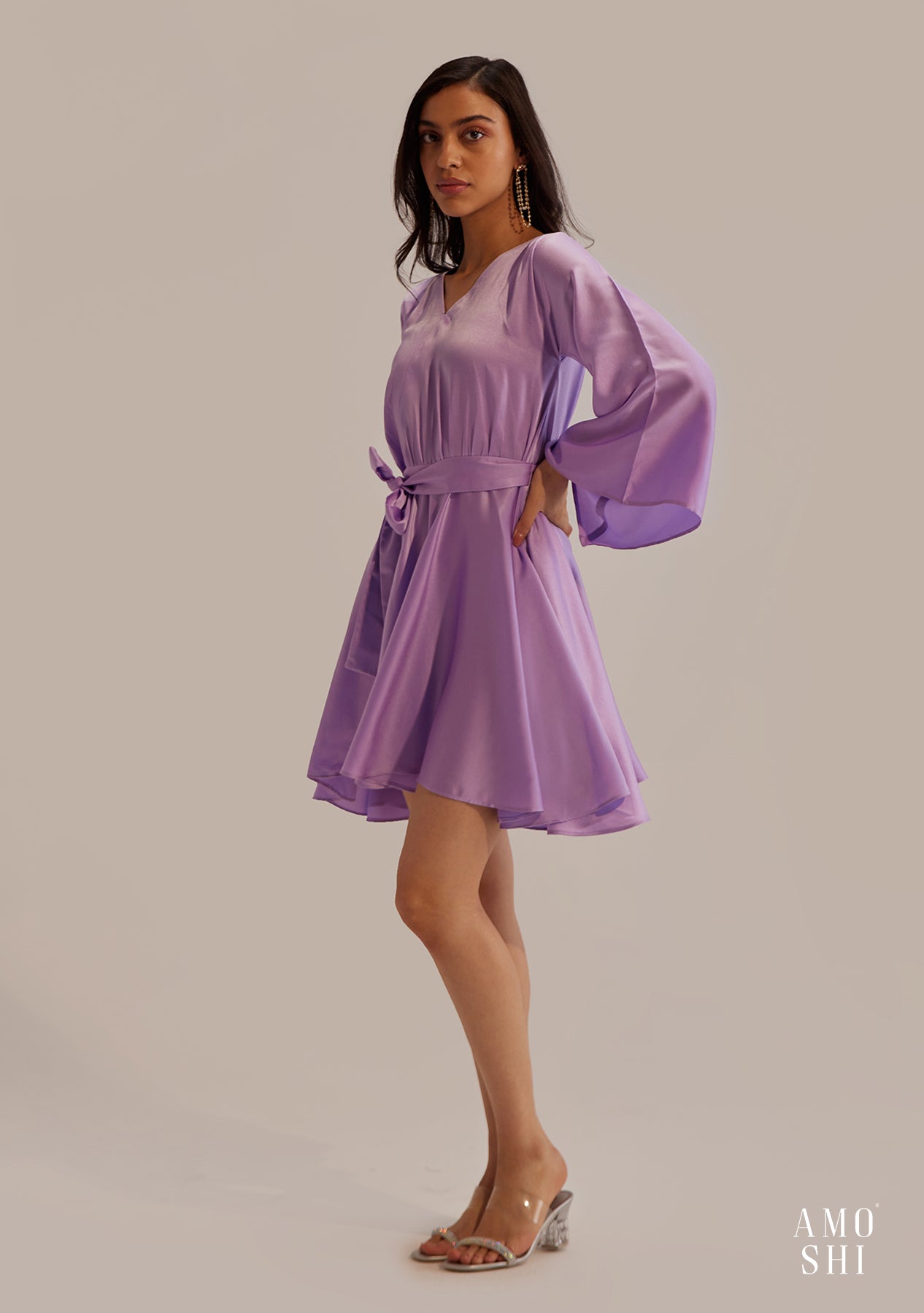 Angie Mini Dress (Lilac)