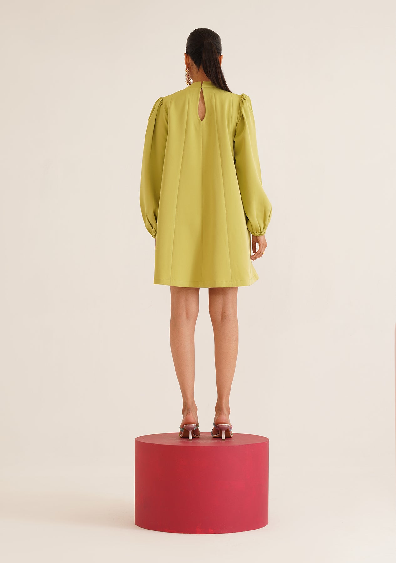 Belle Dress (Cyber Green)