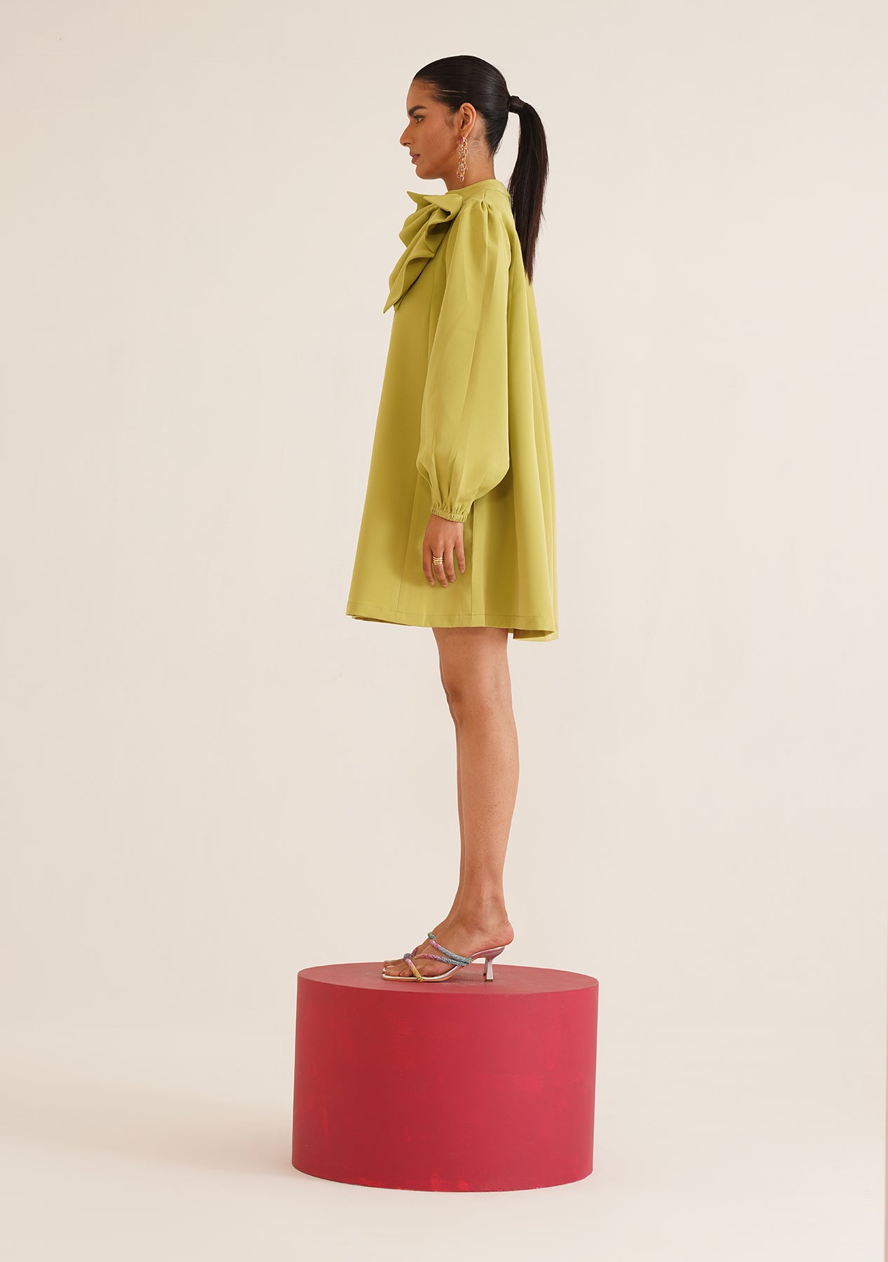 Belle Dress (Cyber Green)