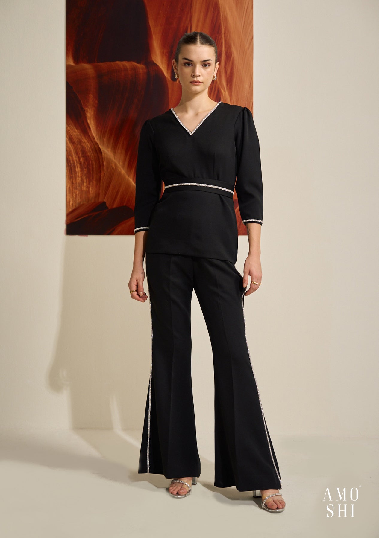 Rina Co-ord Set (Black)