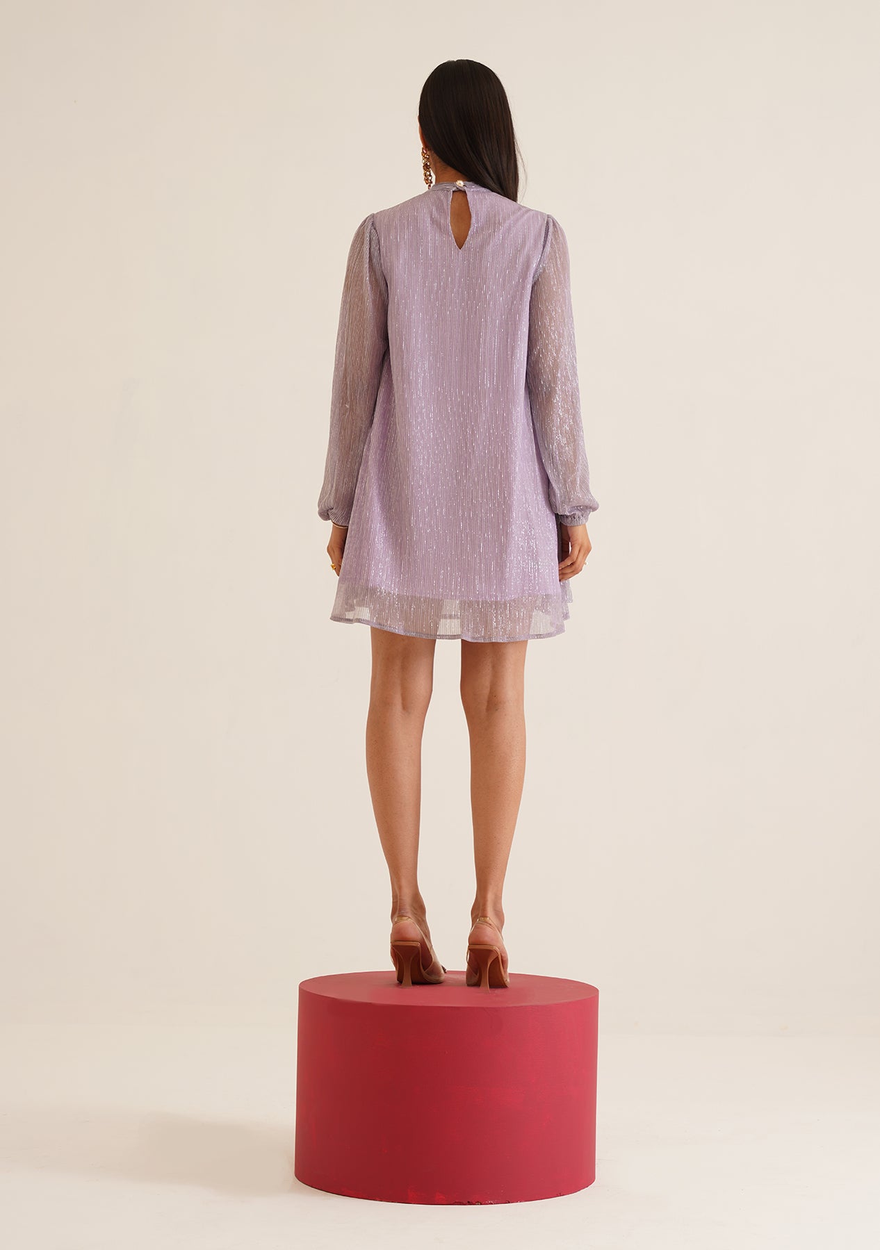 Blair Dress (Lilac Shimmer)