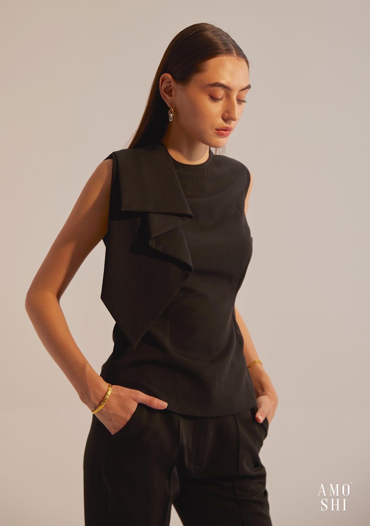 Daphne Co-ord Set (Black)