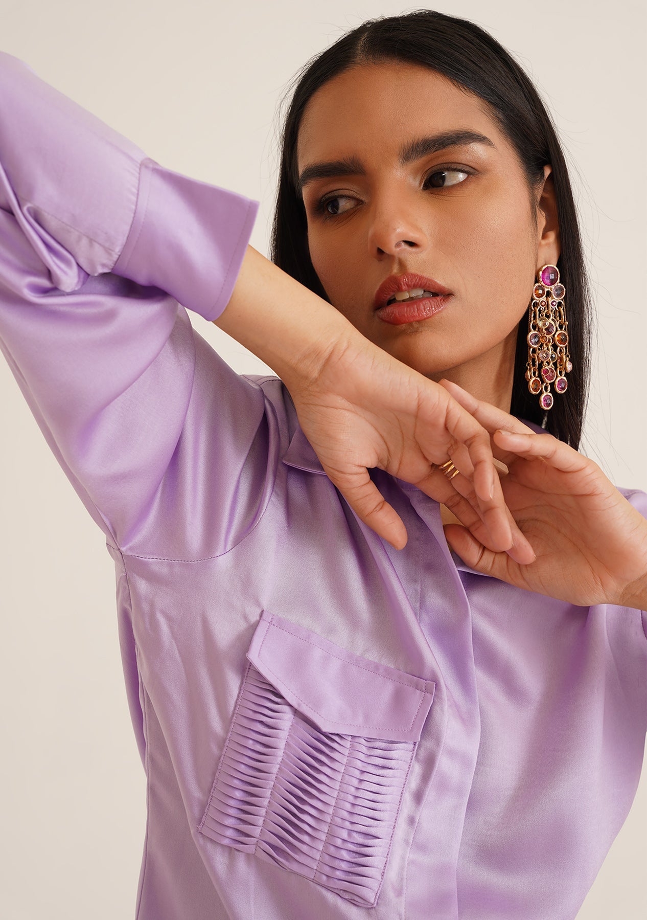Elise Shirt (Lilac)