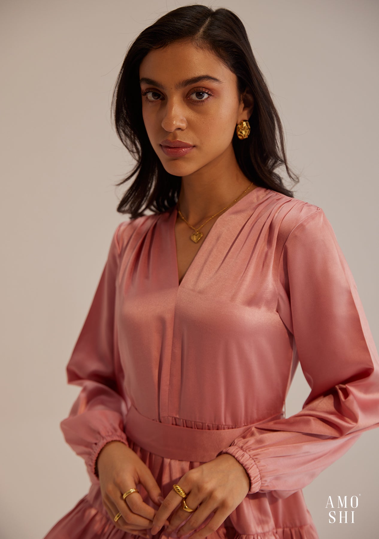 Emmie Mini Dress (Pink)