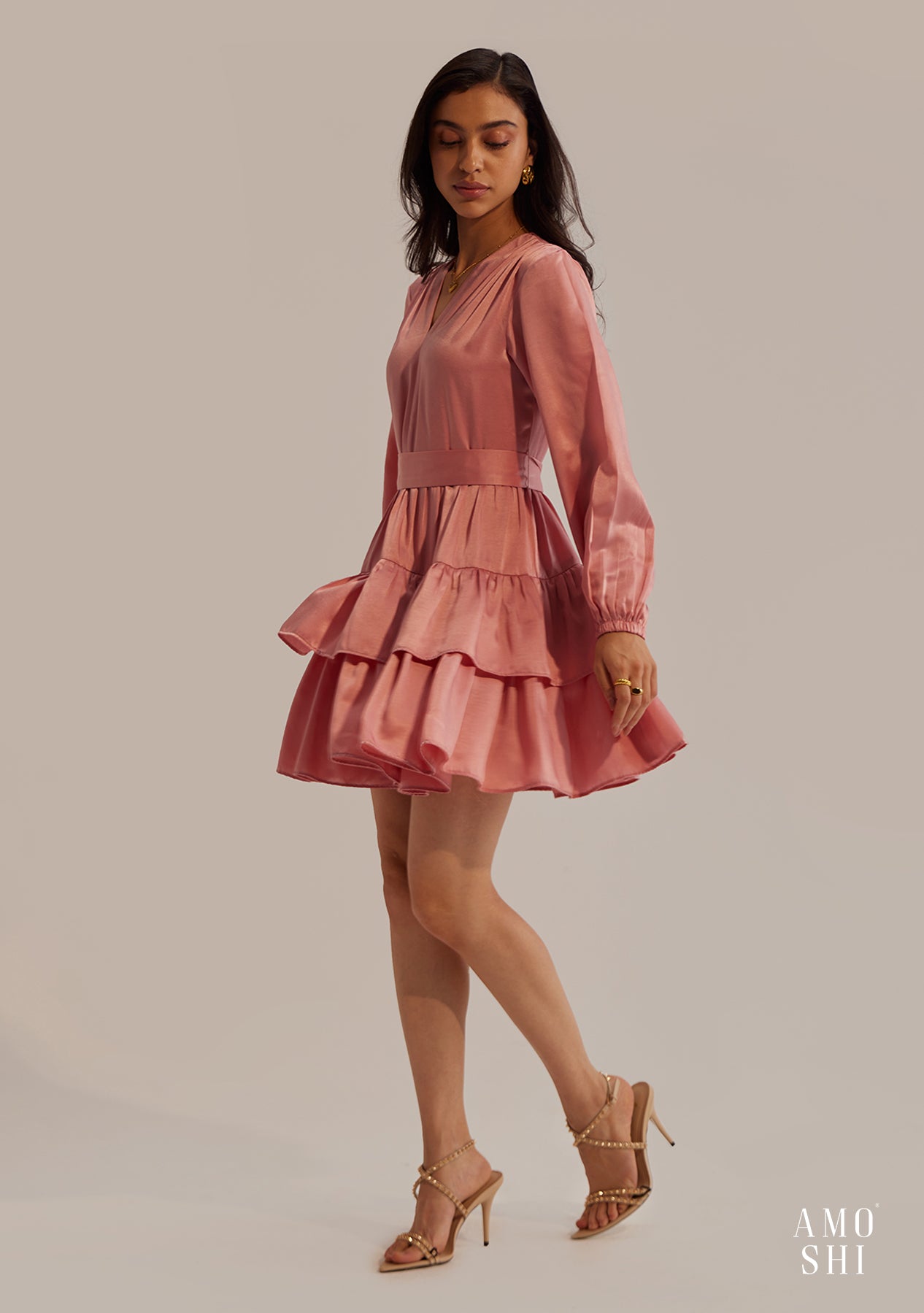 Emmie Mini Dress (Pink)