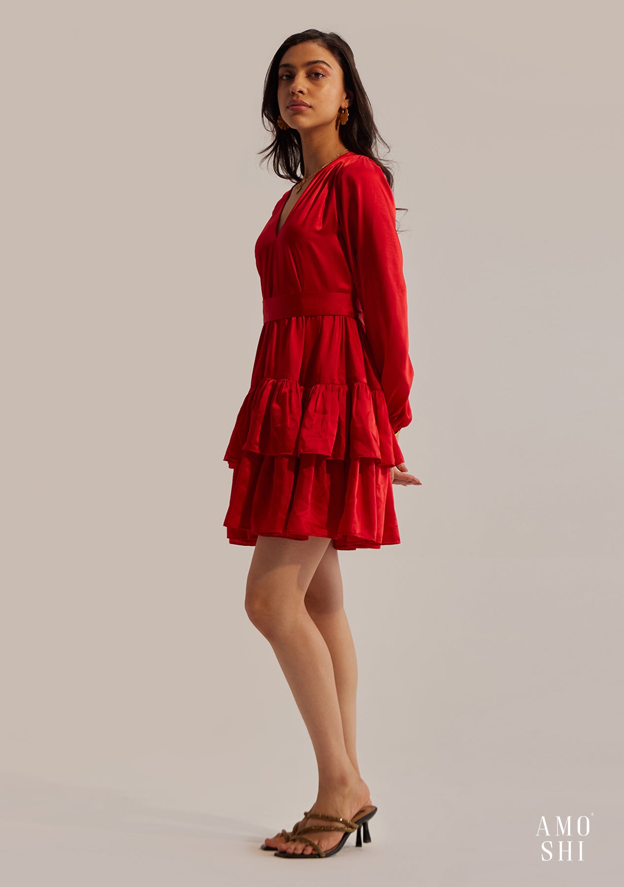 Emmie Mini Dress (Red)