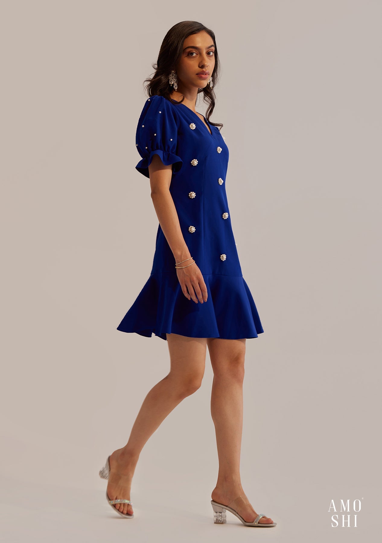 Fiona Dress (Blue) as seen on Arushi