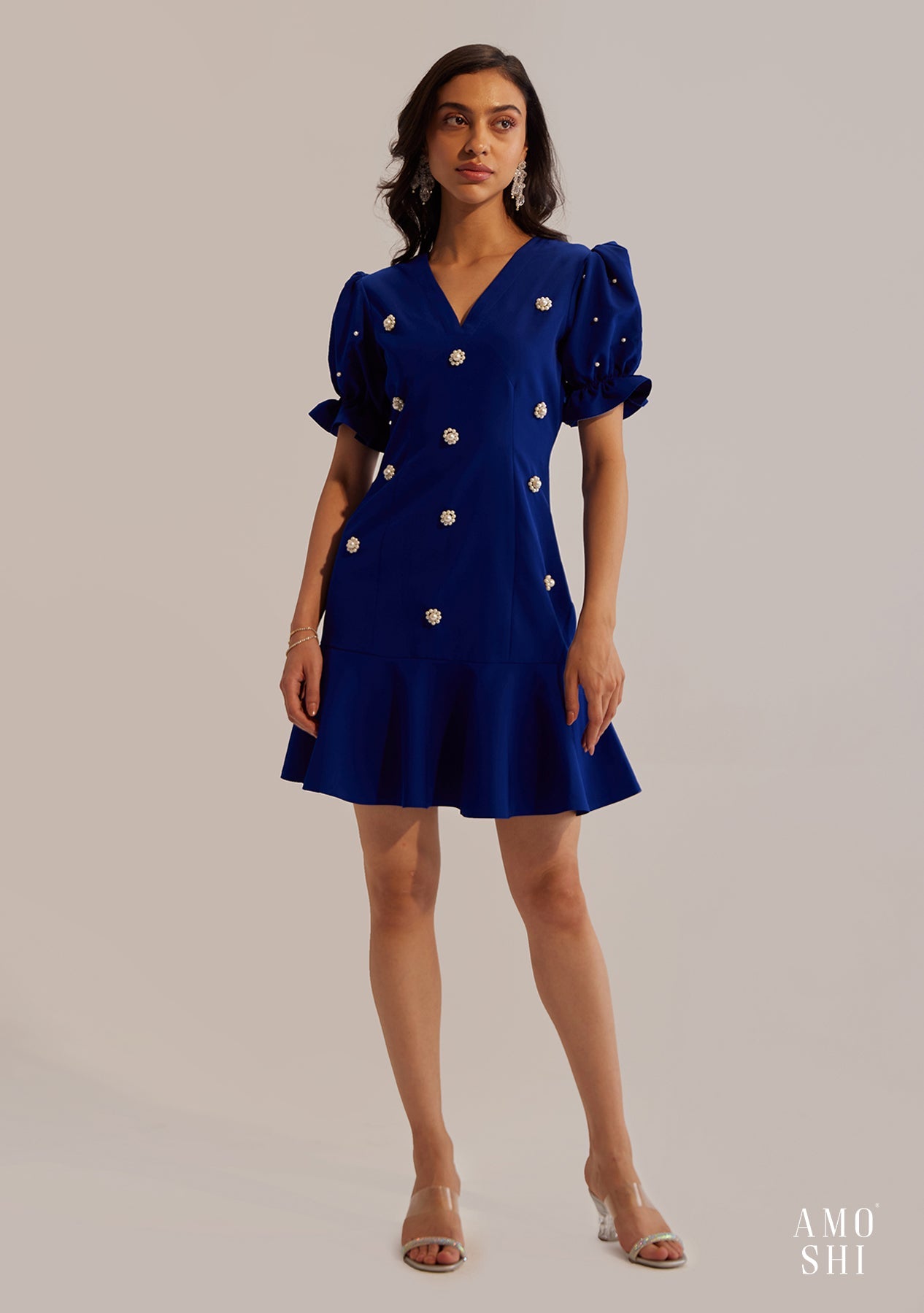 Fiona Dress (Blue) as seen on Arushi