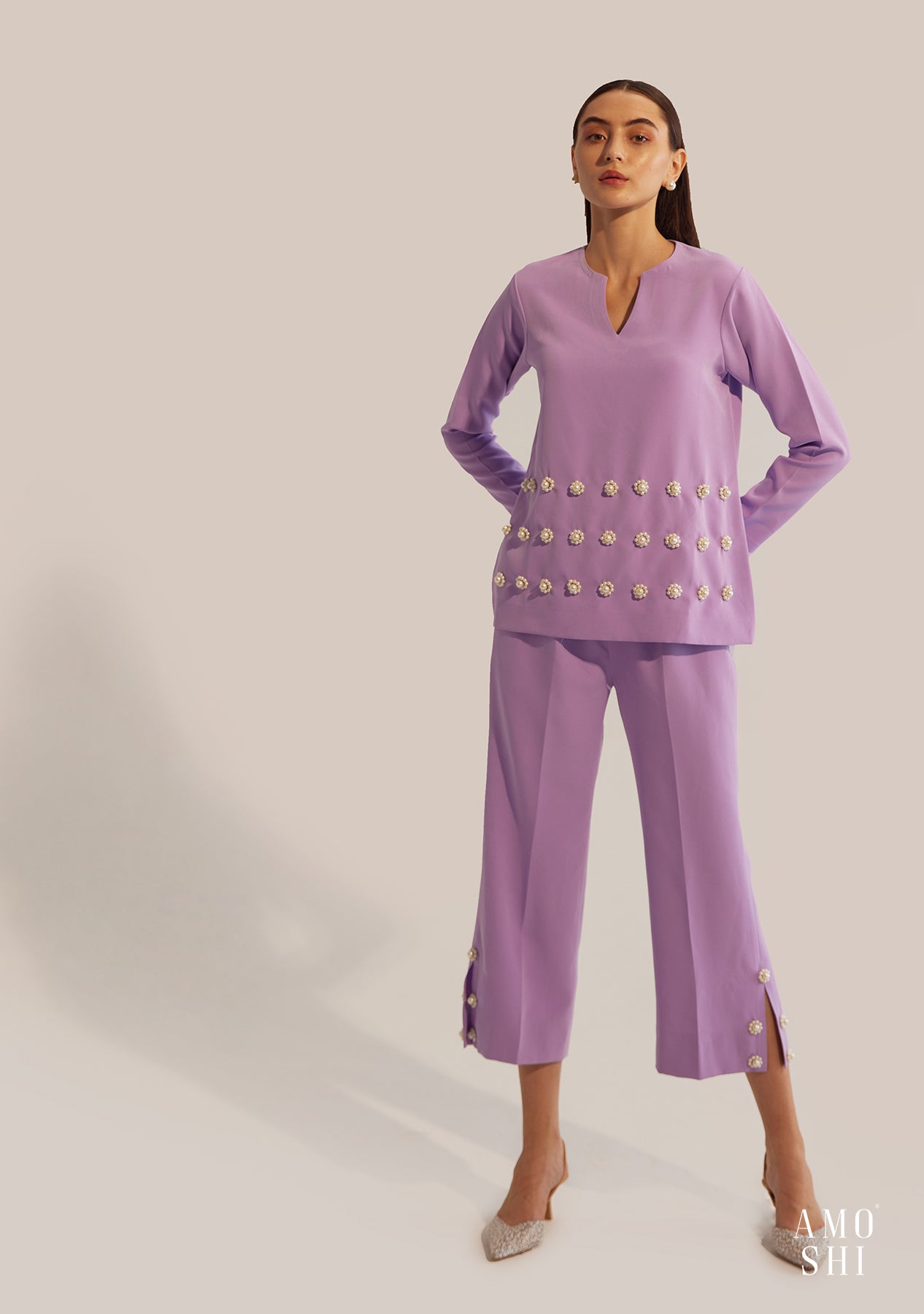 Fleur Co-ord Set (Lilac)