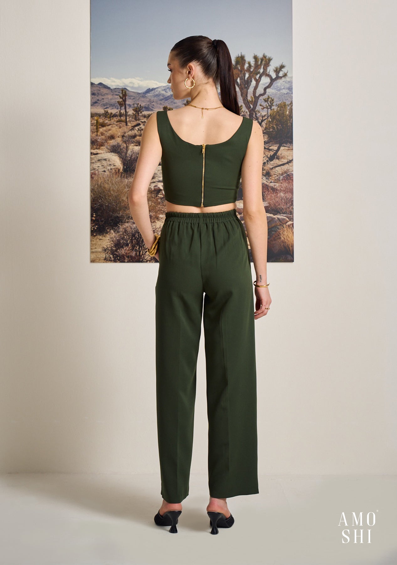 Cory Corset Top (Olive)