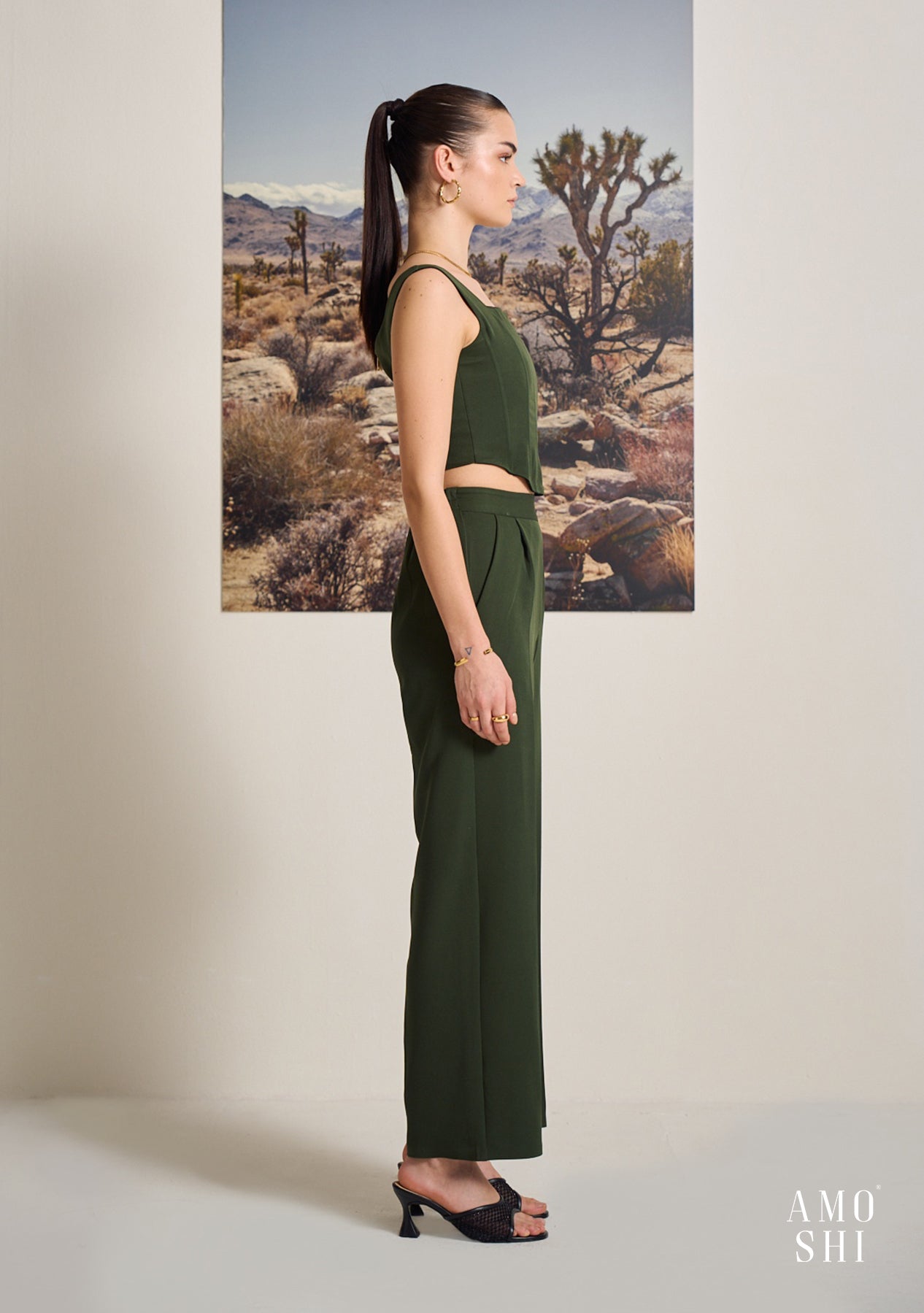 Cory Corset Top (Olive)