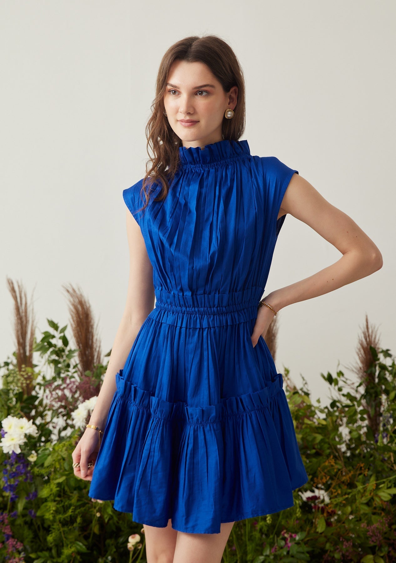 Shraddha As Seen in the Jenna Dress (Royal Blue)
