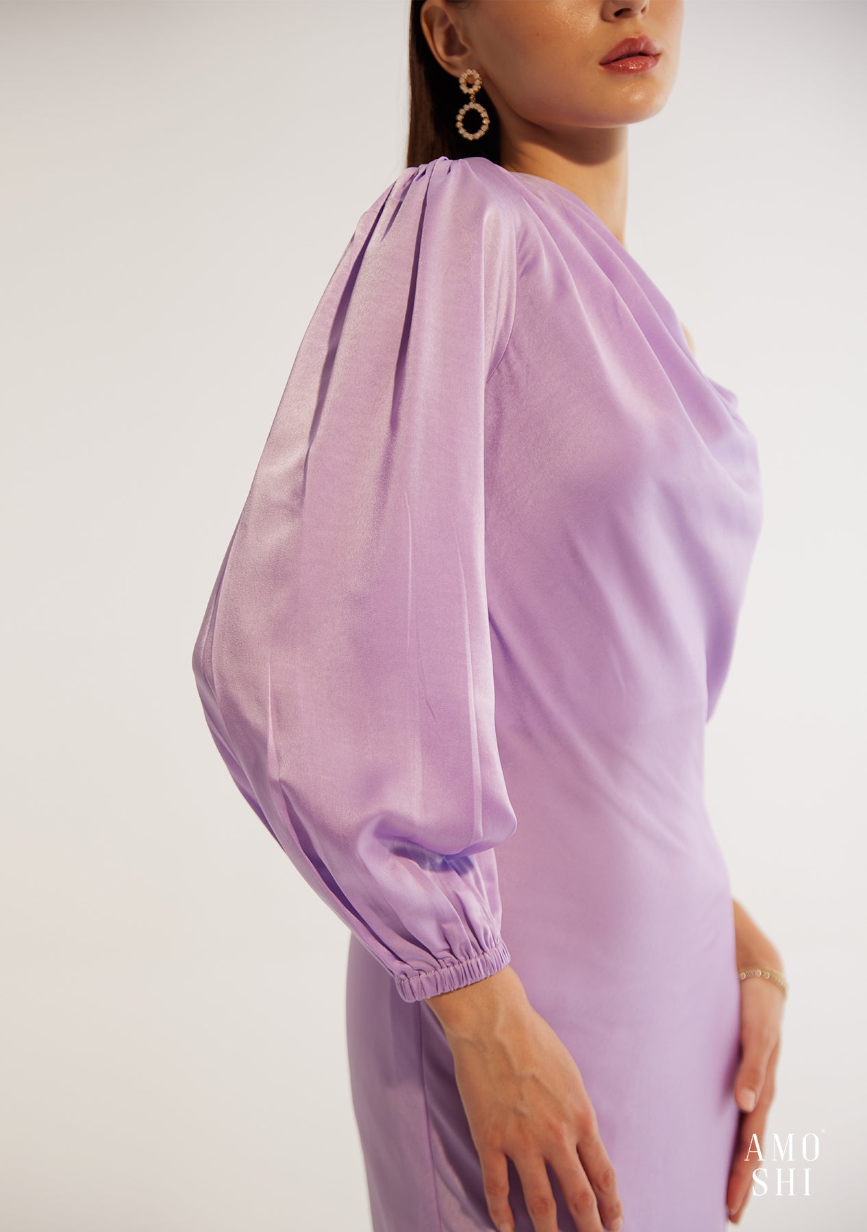 Jolie Midi Dress (Lilac)