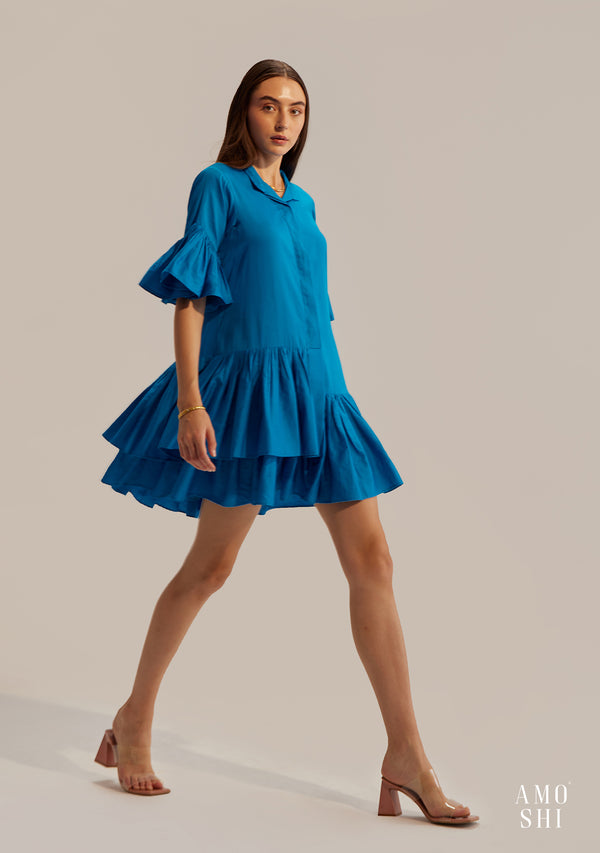 Marni Mini Dress (Blue)