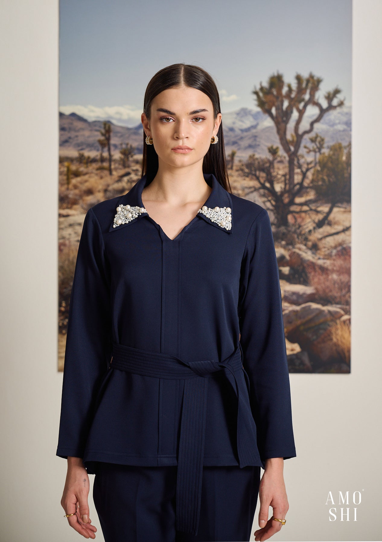 Perry Co-ord Set (Navy)