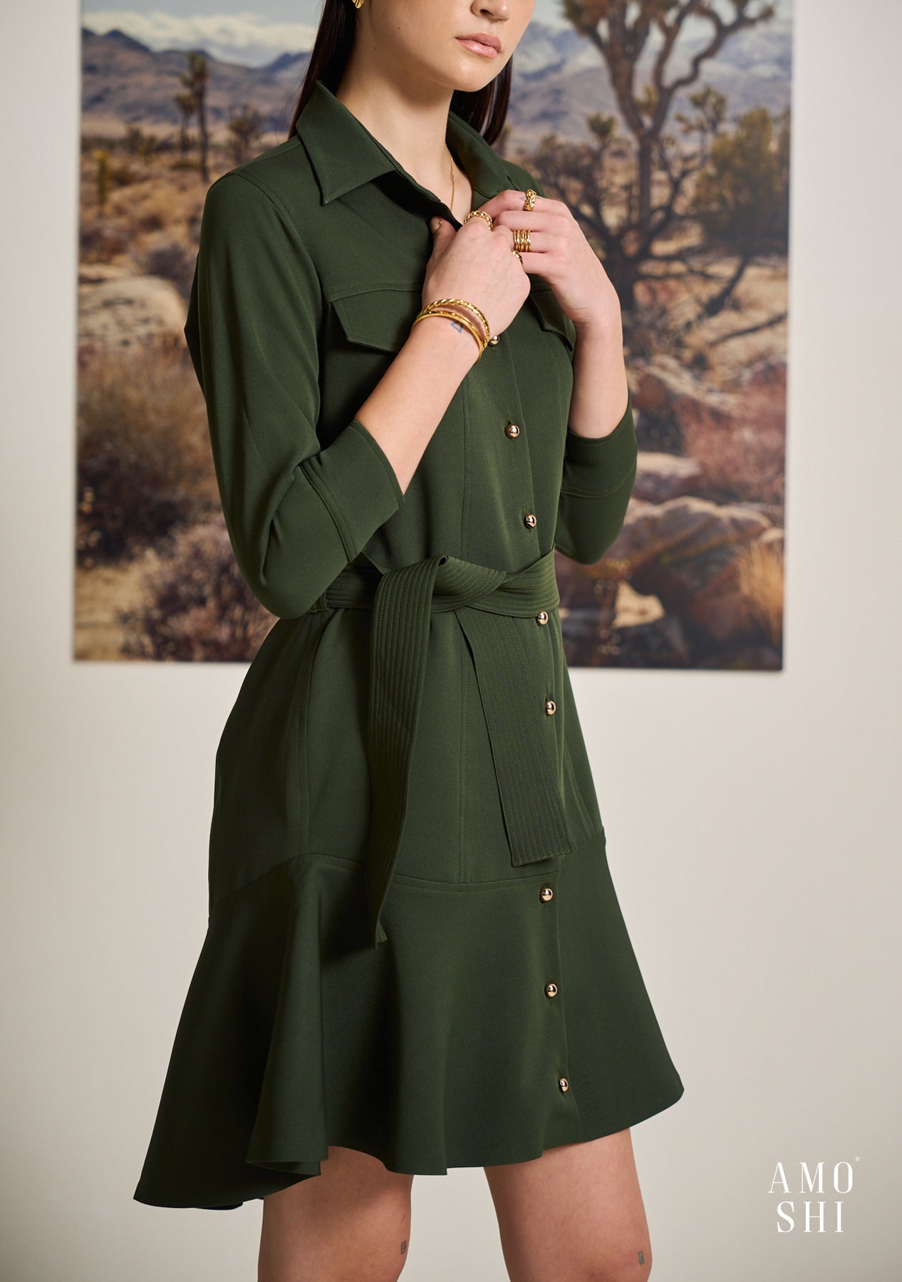 Sadie Dress (Olive)