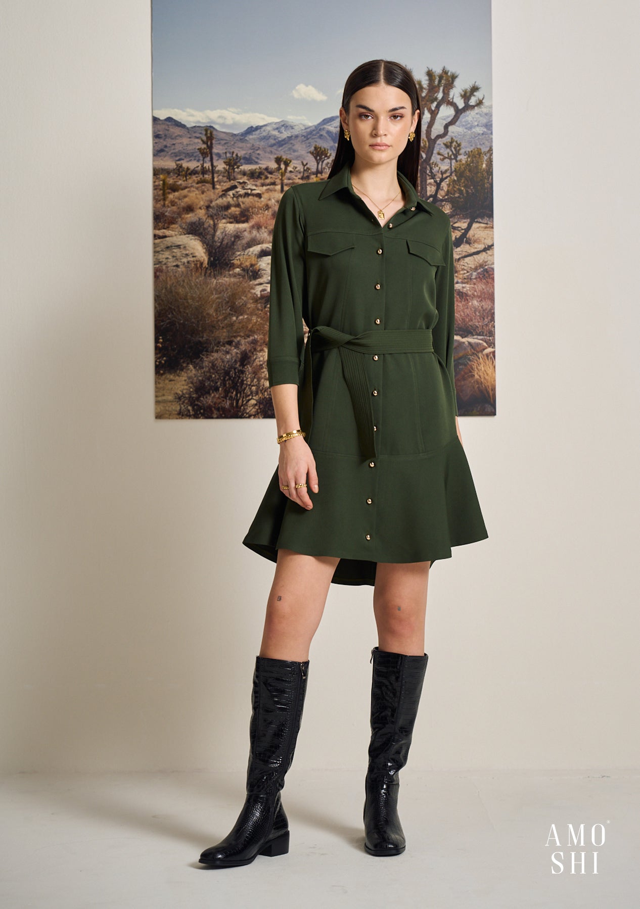 Sadie Dress (Olive)