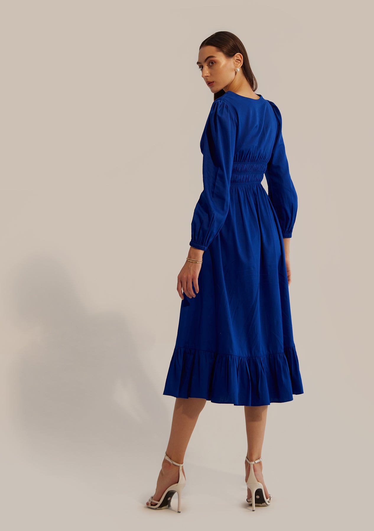 Senorita Midi Dress (Blue)