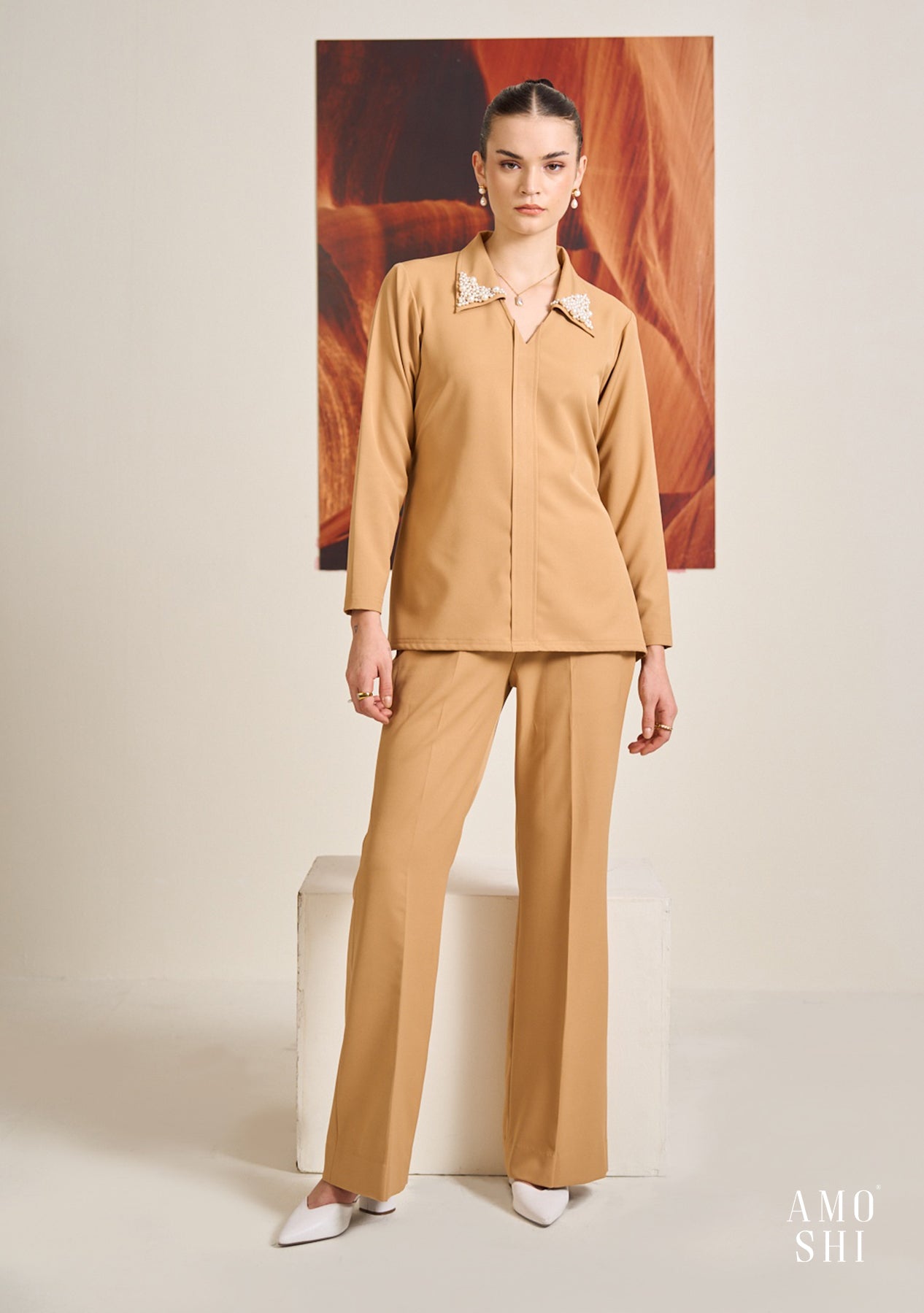 Perry Co-ord Set (Tan)