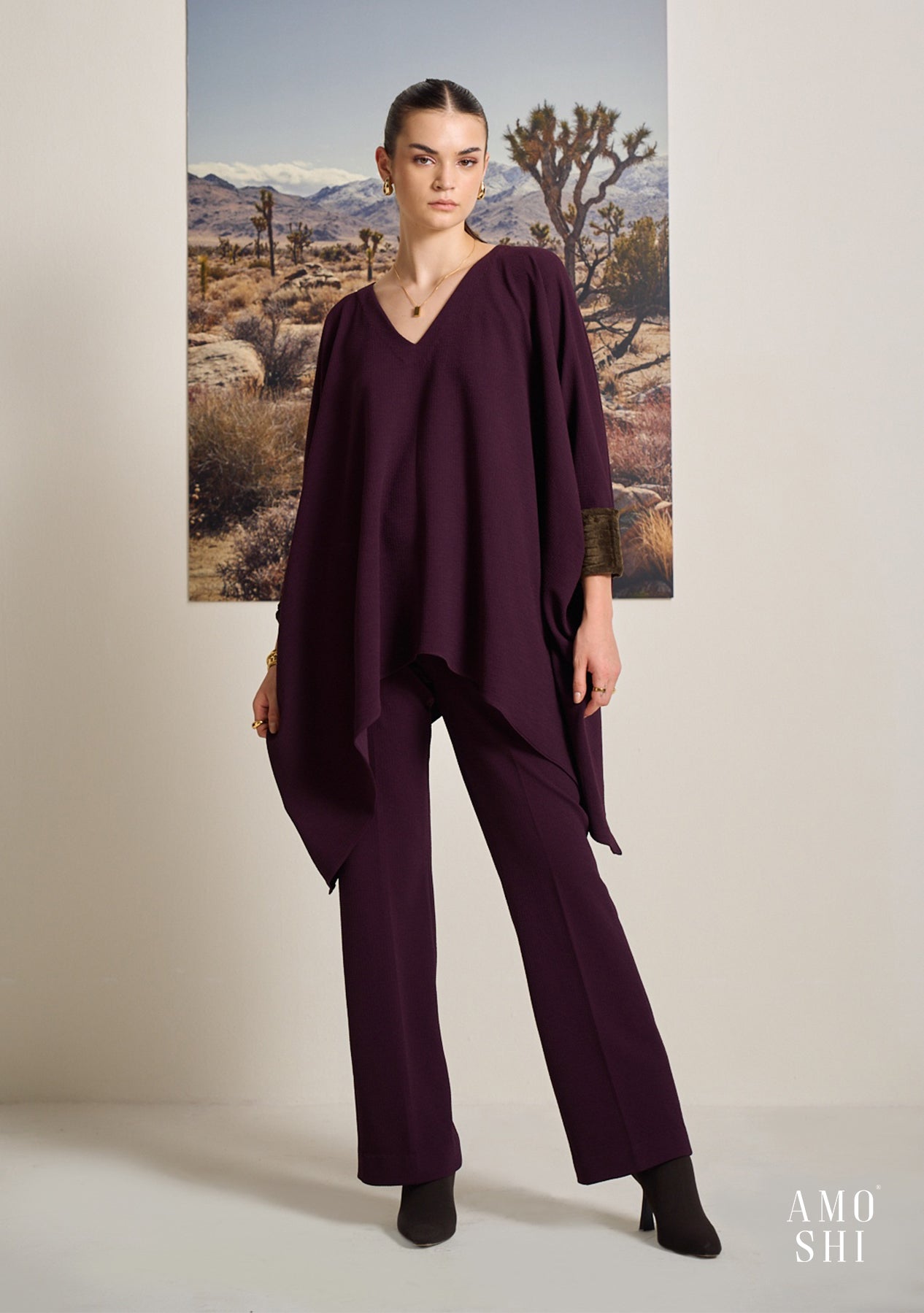 Kefi Kaftan Top (Wine)