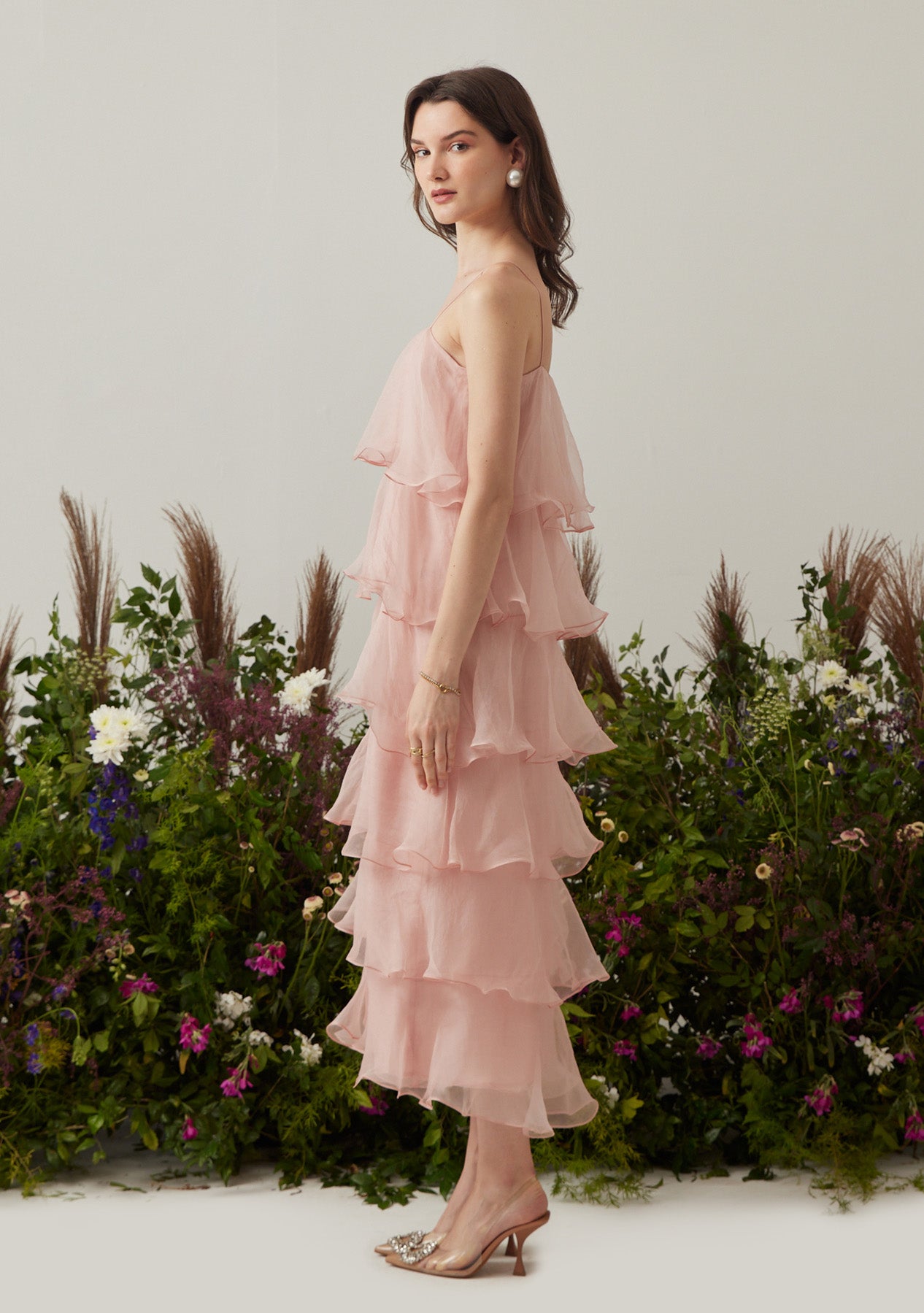 Felicia Dress (Baby Pink)