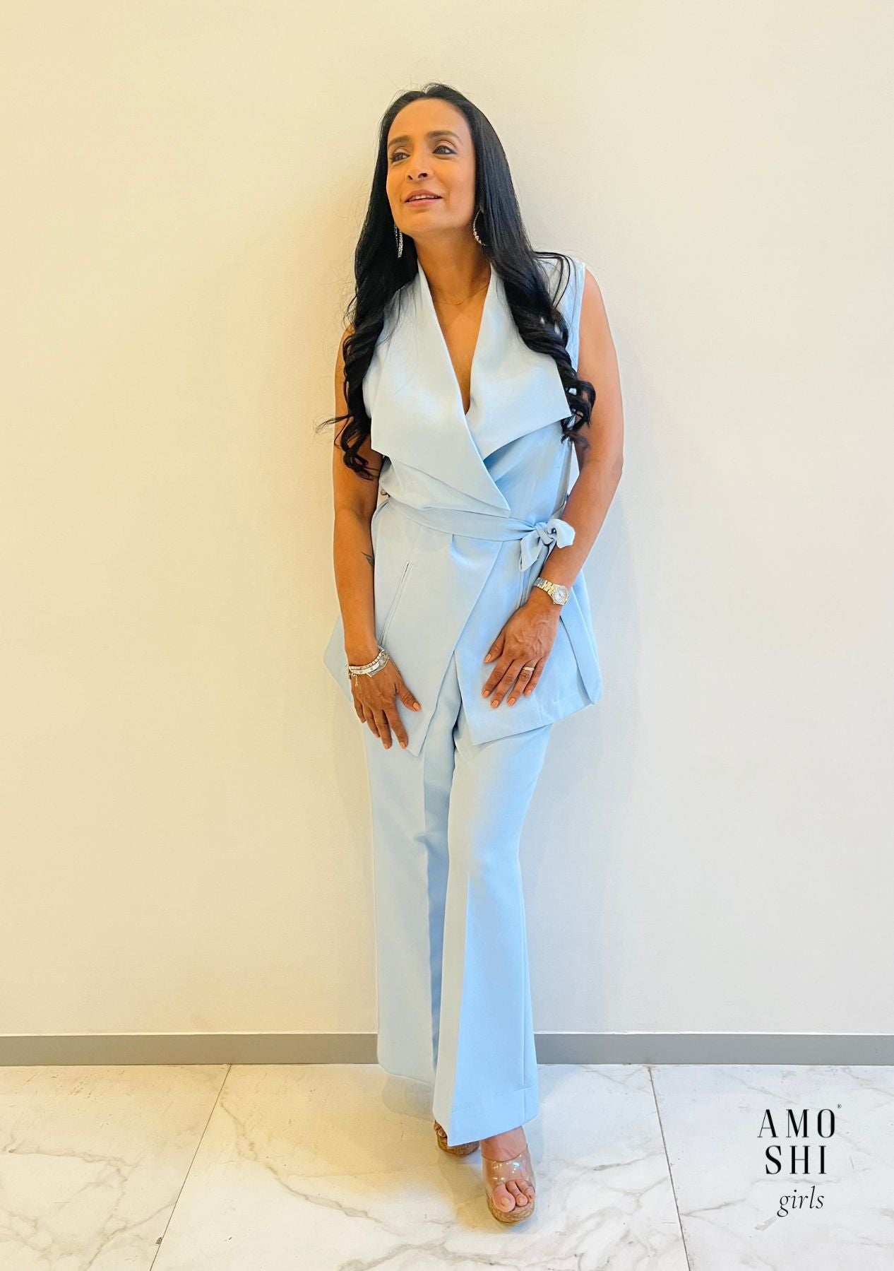 Suchitra Pillai As seen in our Julia Co-ord Set (Powder Blue)