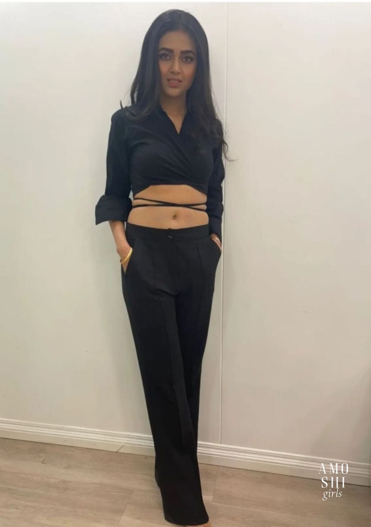 Tejasswi Prakash As seen in our Maddie Co-ord Set (Black)