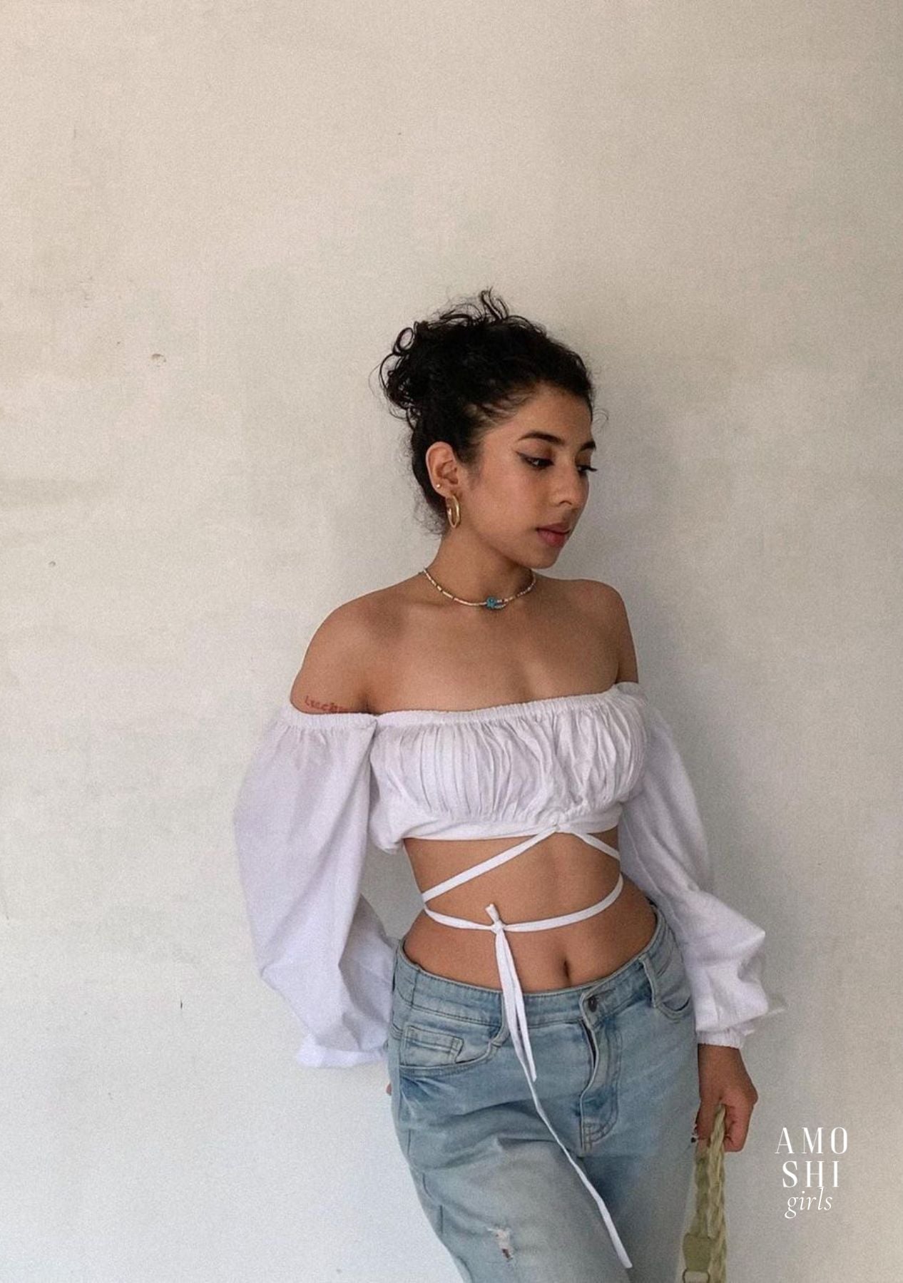 Taylor Top (White) As seen on Aditi Bagade