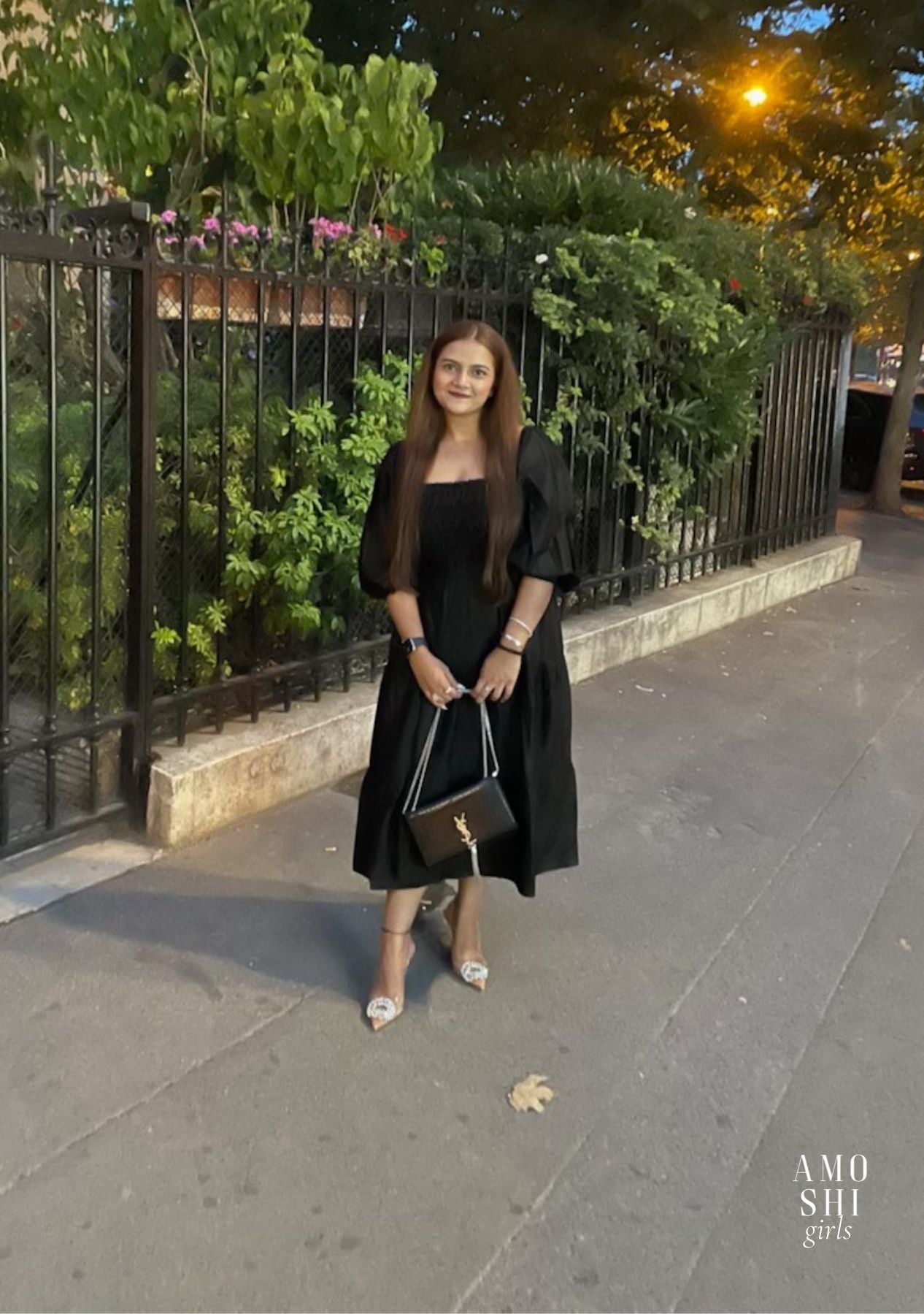 Radhika Agarwal As seen in our Love Midi Dress (Black)