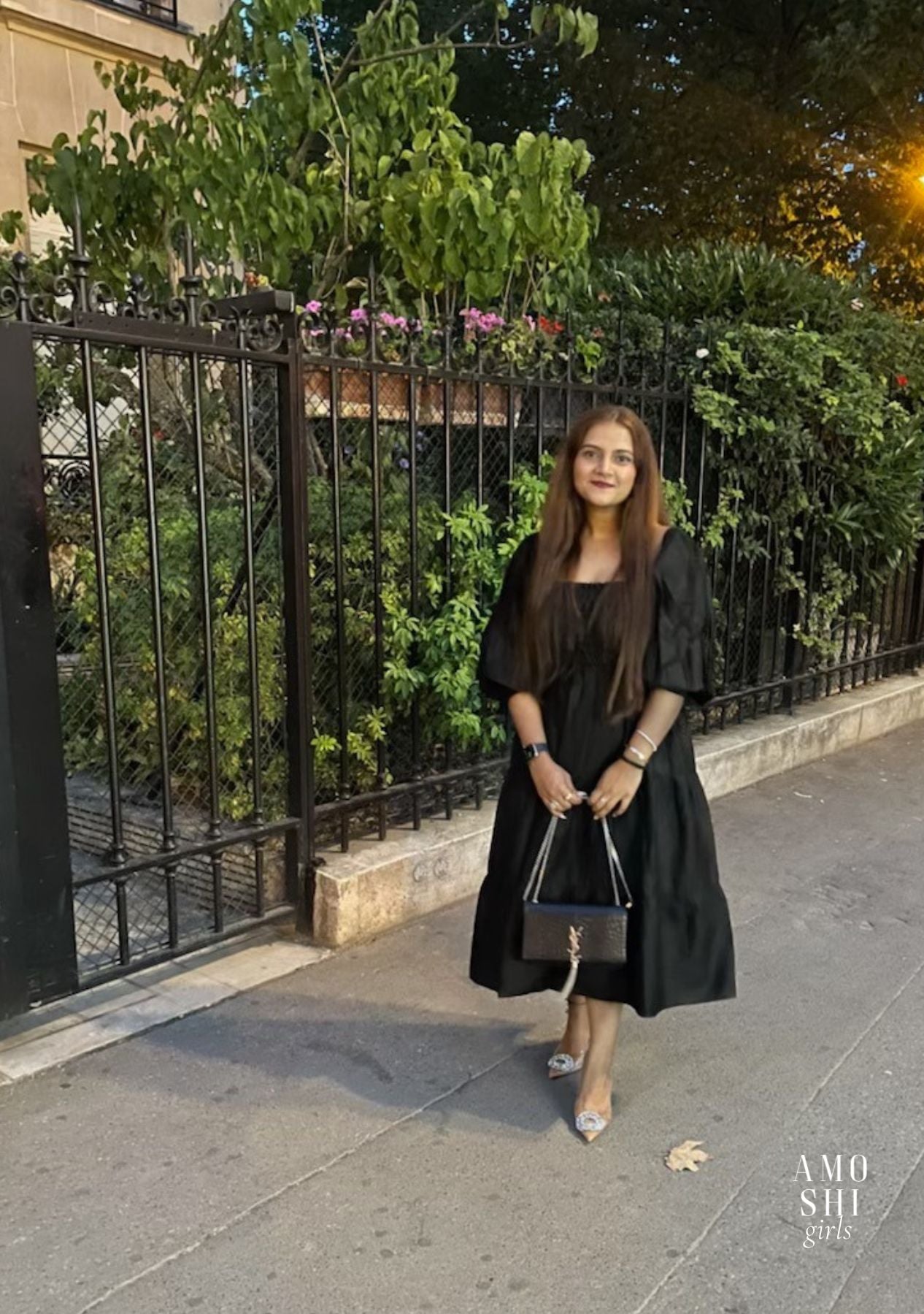 Radhika Agarwal As seen in our Love Midi Dress (Black)