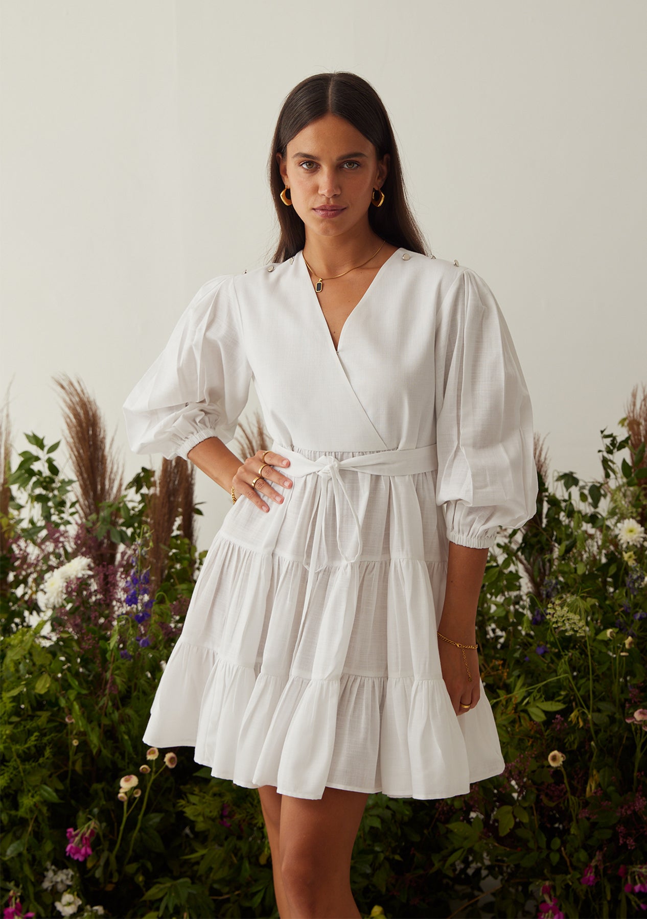 Emma Dress (White)