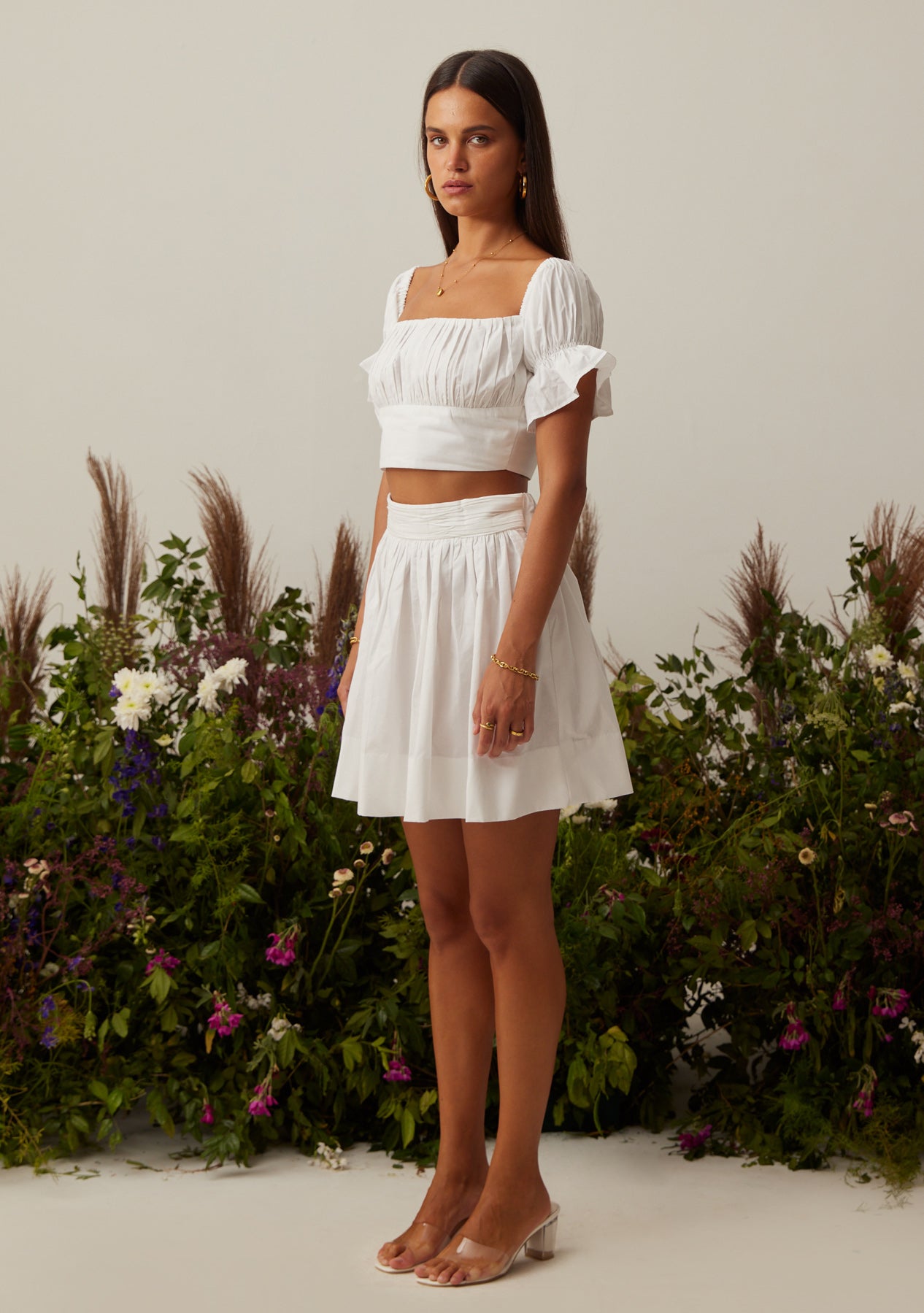 Felicity Co-ord Set (White)