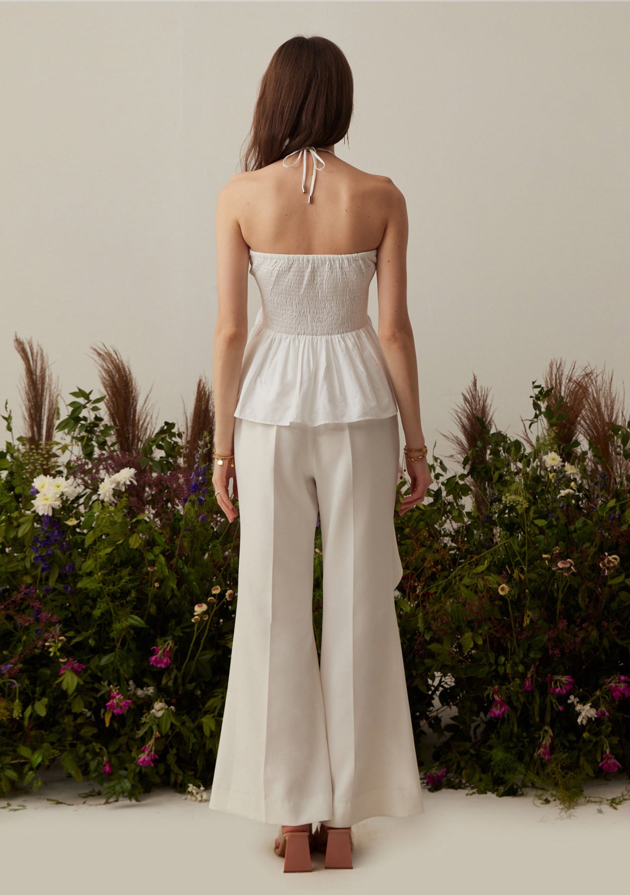 Holly Halter Top (White)