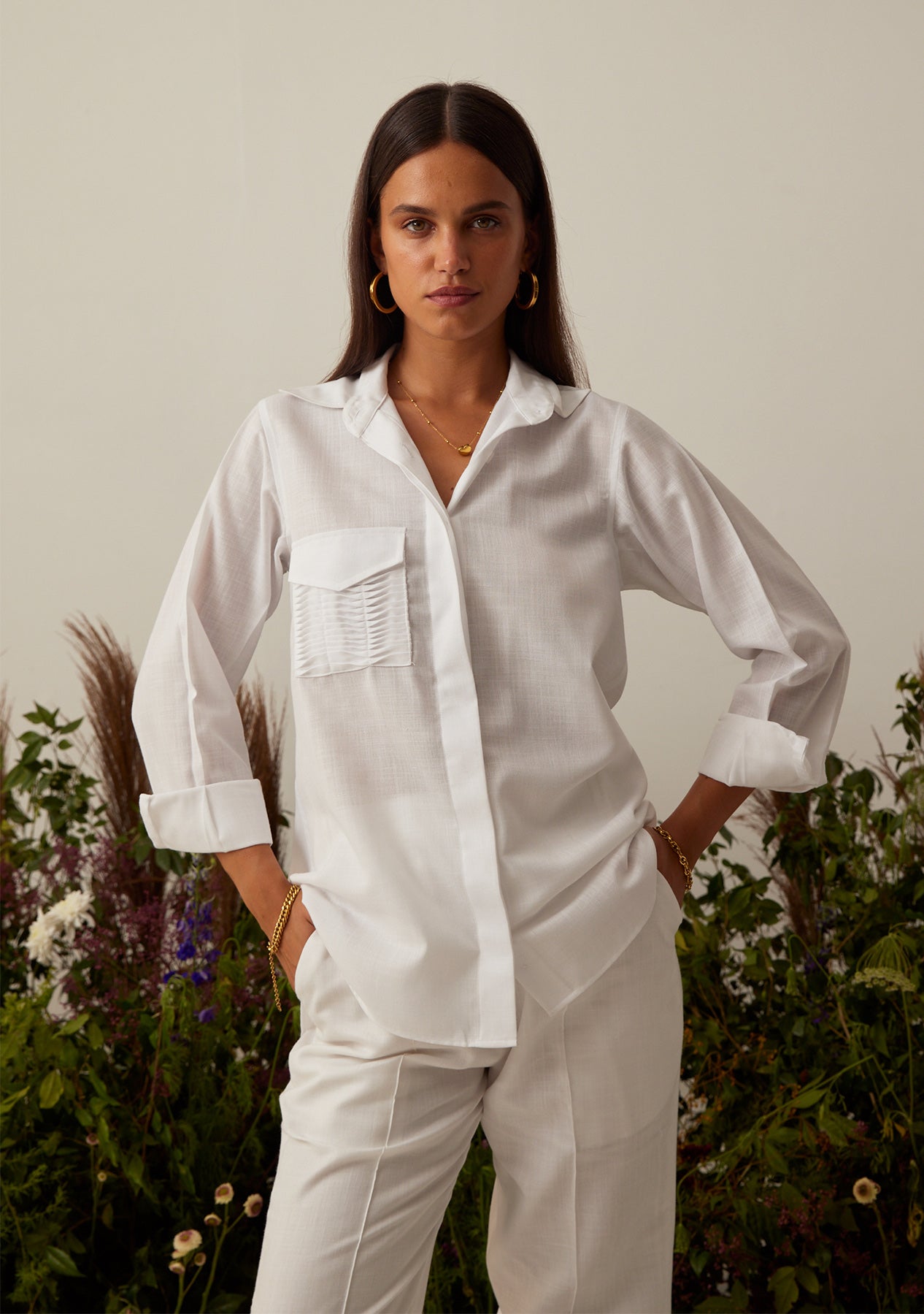 Moma Co-ord Set (White)