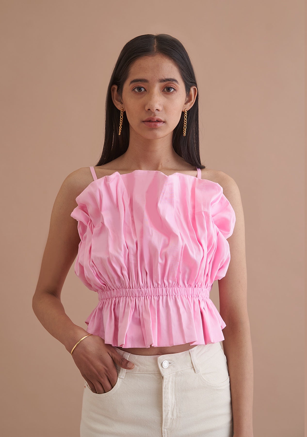Amoshi Floof Top - pink Š—– dresses online amoshi.in