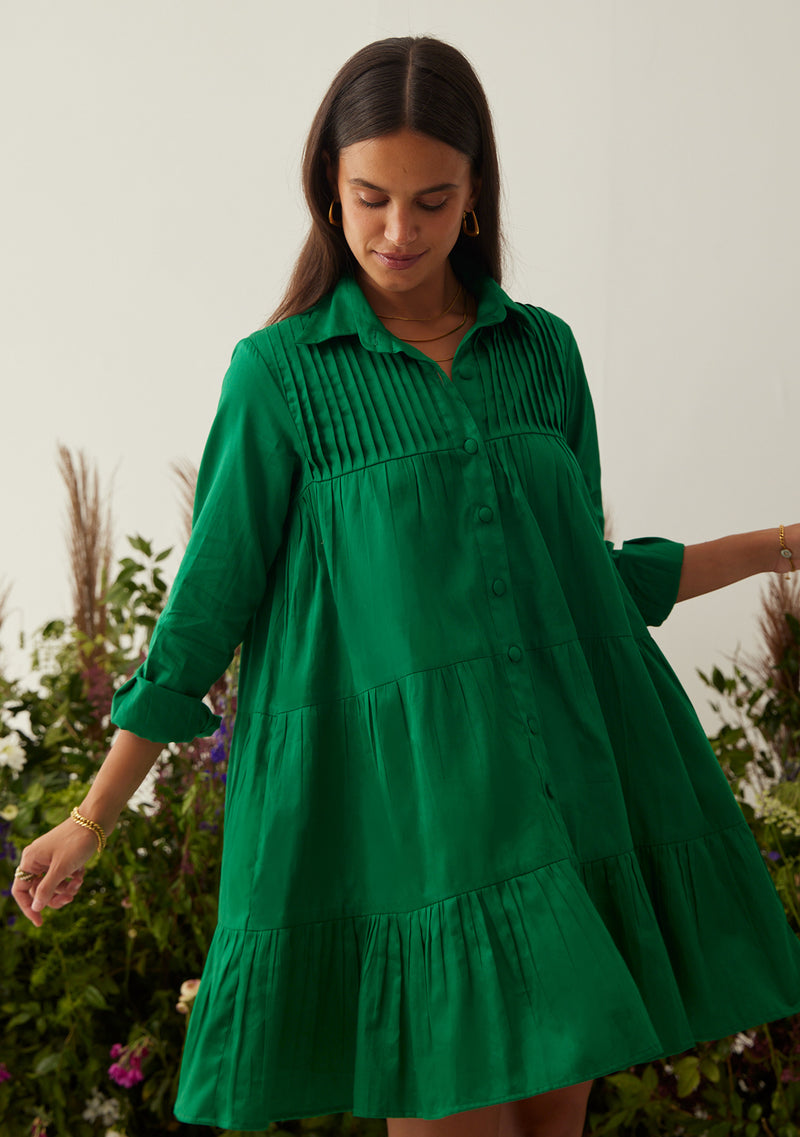 Tessa Mini Dress green