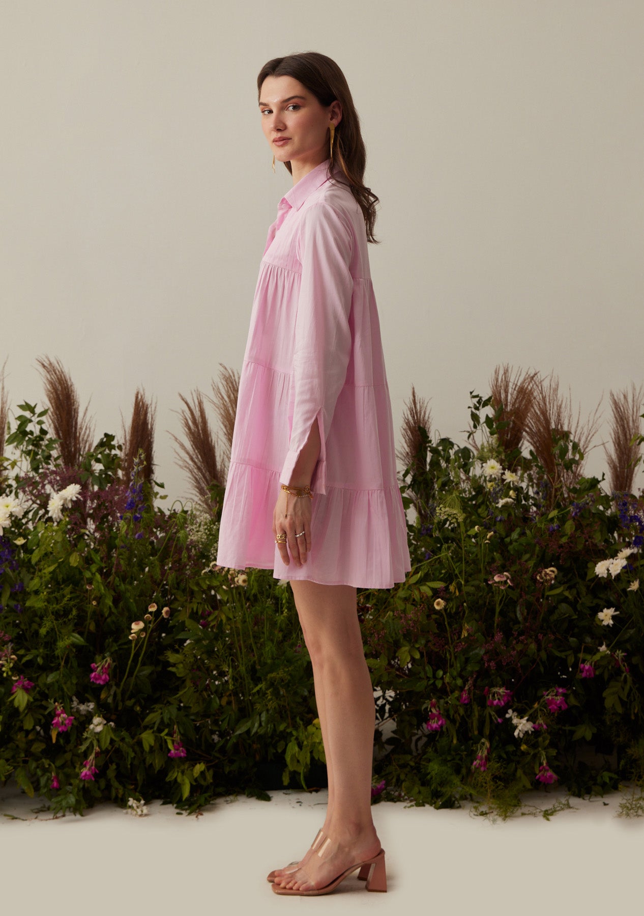 Tessa Mini Dress (Pink)