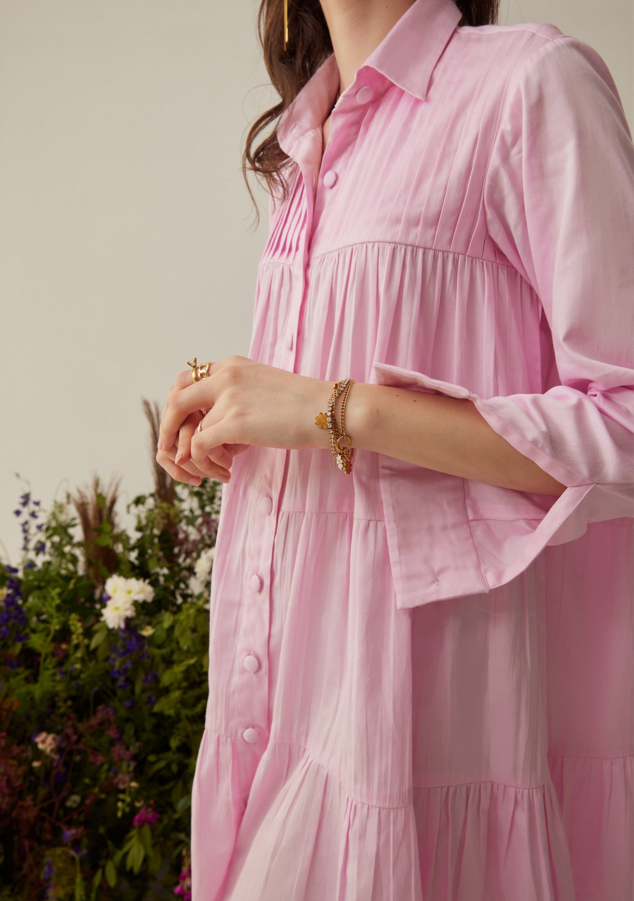 Tessa Mini Dress (Pink)