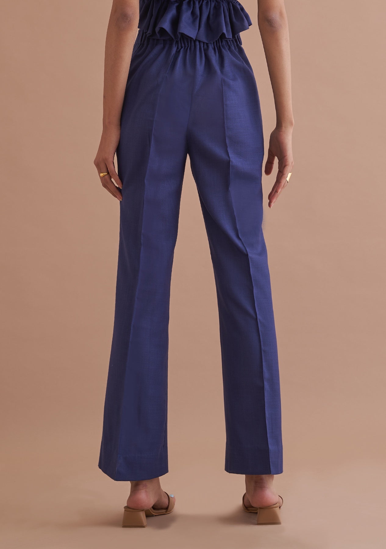 Amoshi Riley Trousers -women dress online- darkblue Š—– amoshi.in