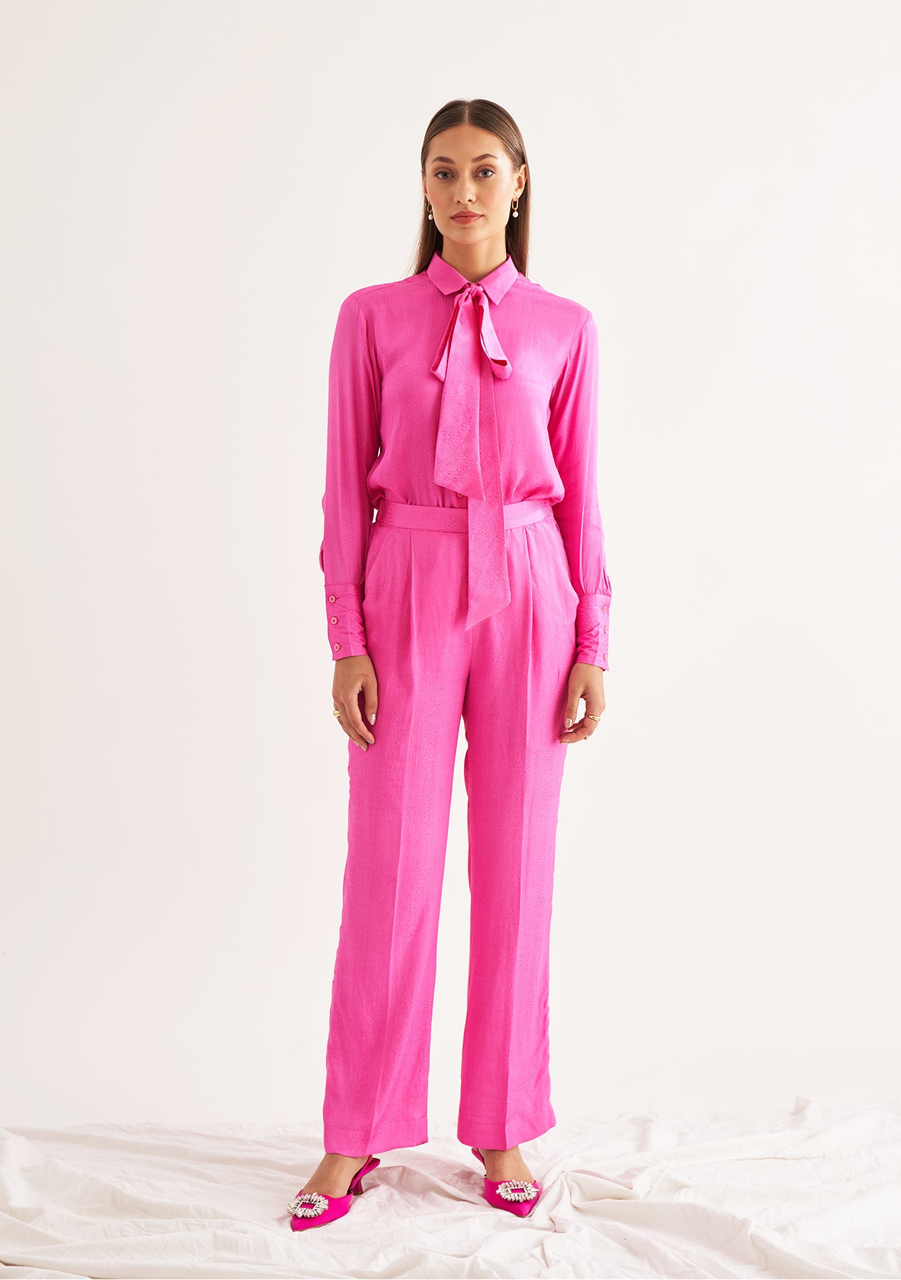 Ekta Bhadana As seen in our Angelina Co-ord Set (Pink)
