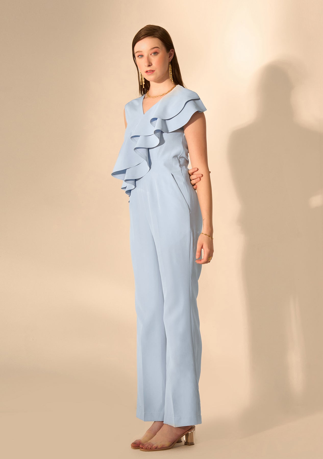 Mia Jumpsuit (Powder Blue)