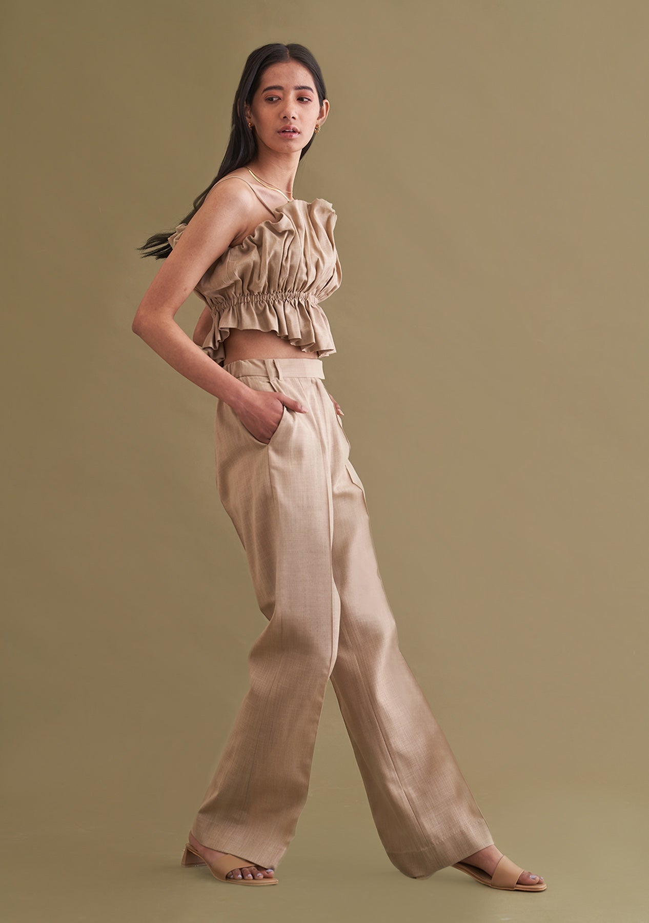 Amoshi Floof Co-ord Sets women - beige Š—– amoshi.in