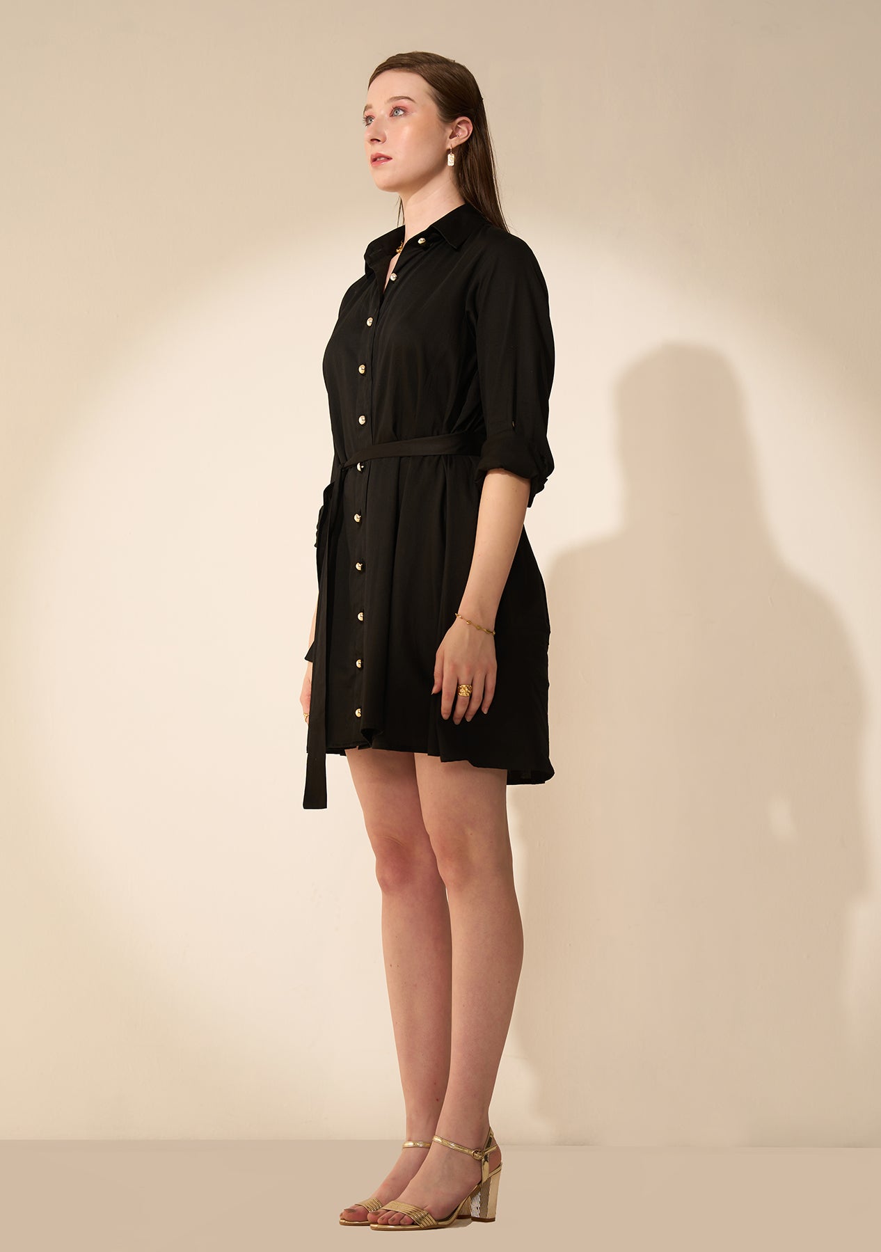Pops Buttondown Shirt Dress