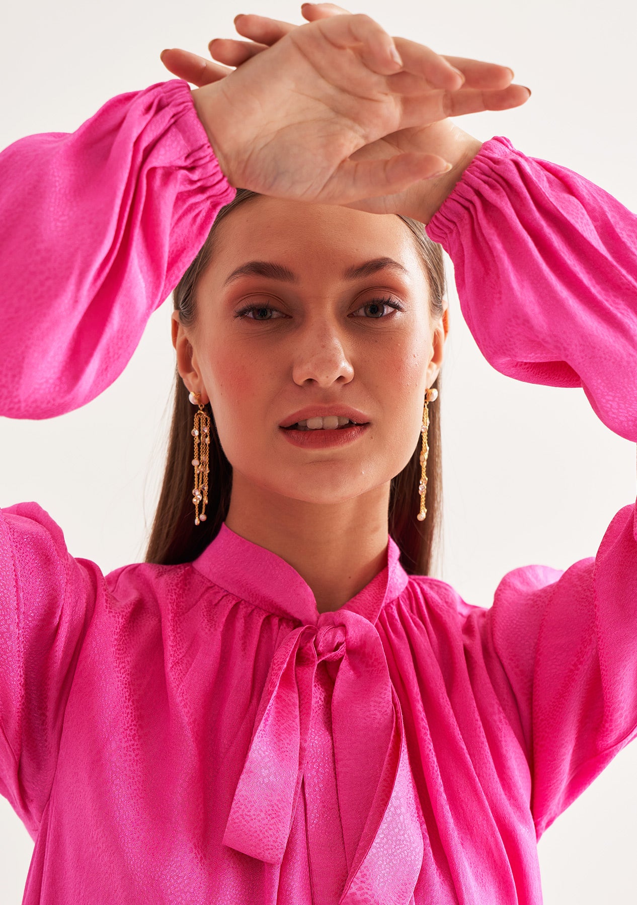 Sanjana Sanghi As seen in our Blair Dress (Pink)