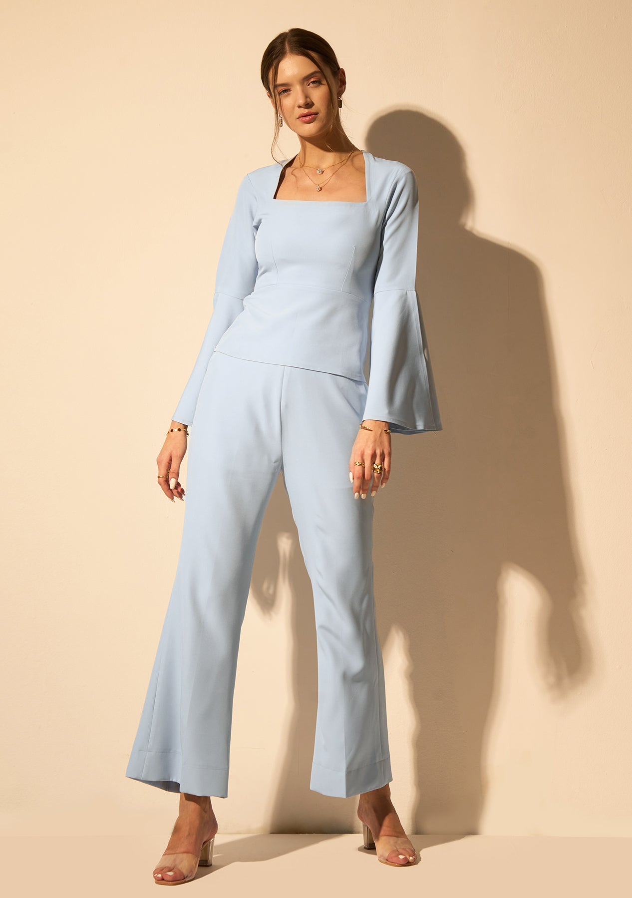 Bella Co-ord Set (Powder Blue)