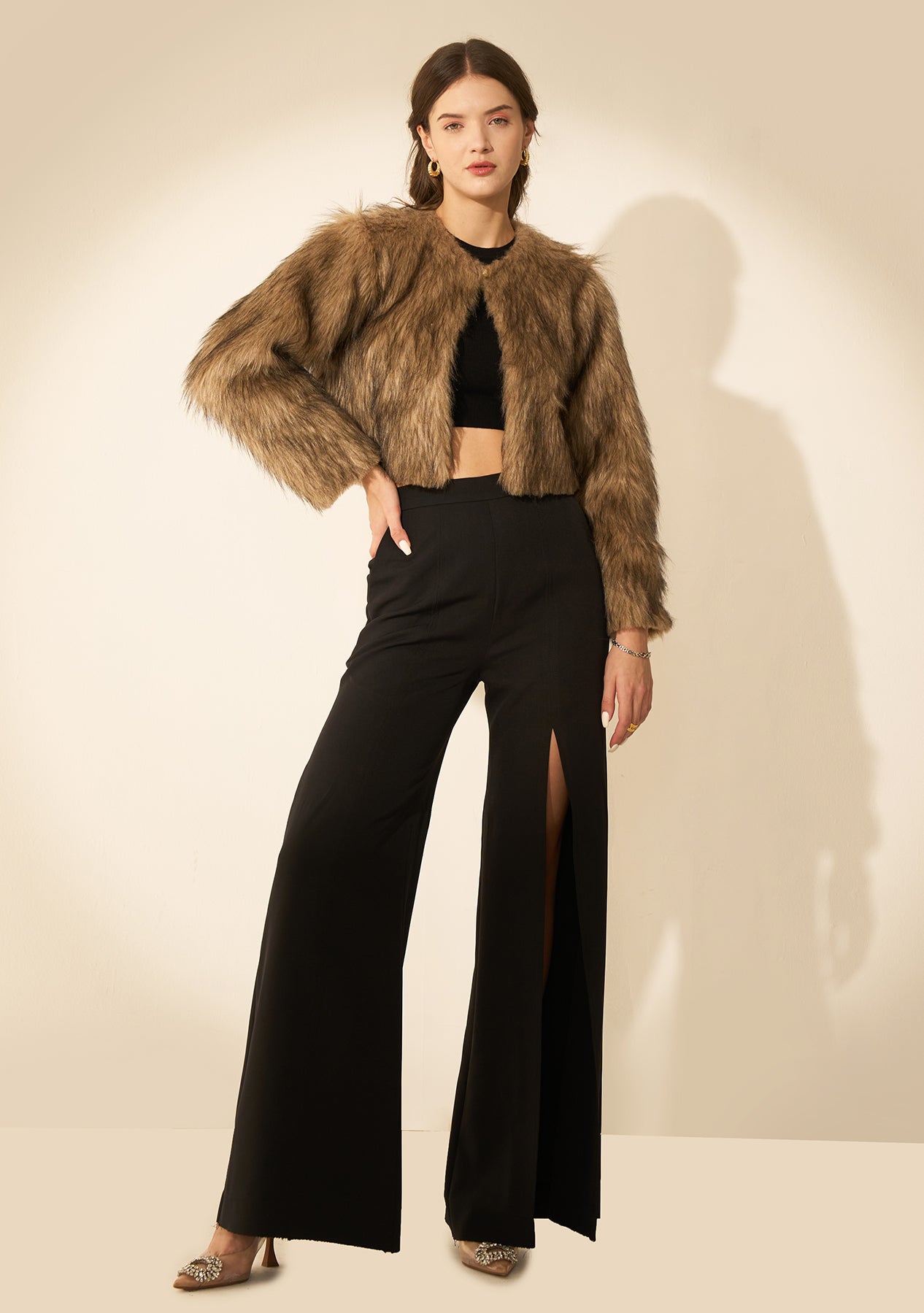 Am I The Drama Fur Coat