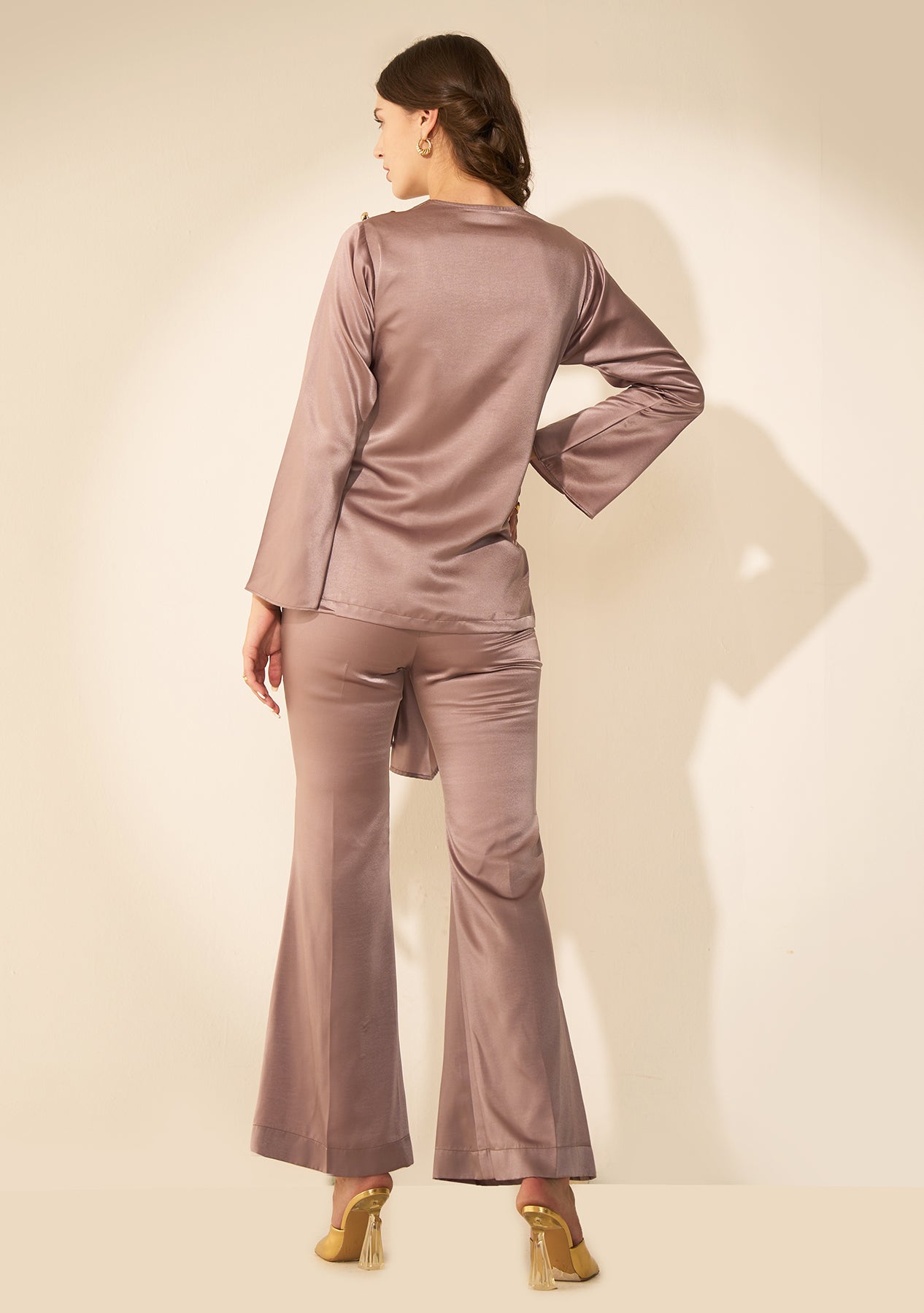 Sarah Co-ord Set (Taupe)