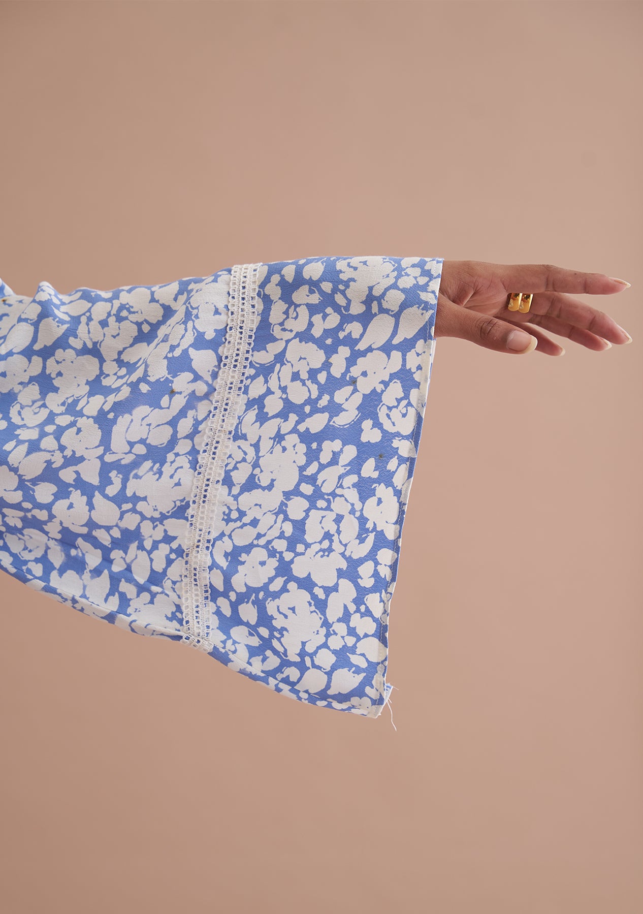 Amoshi Claudia Bell Top Š—– women dresses online - blue&white - amoshi.in