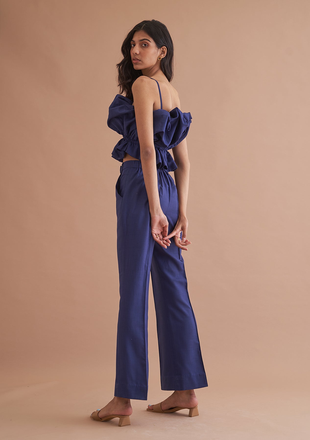 Samaira Sandhu as seen in our Floof Co-ord Set (Navy Blue)